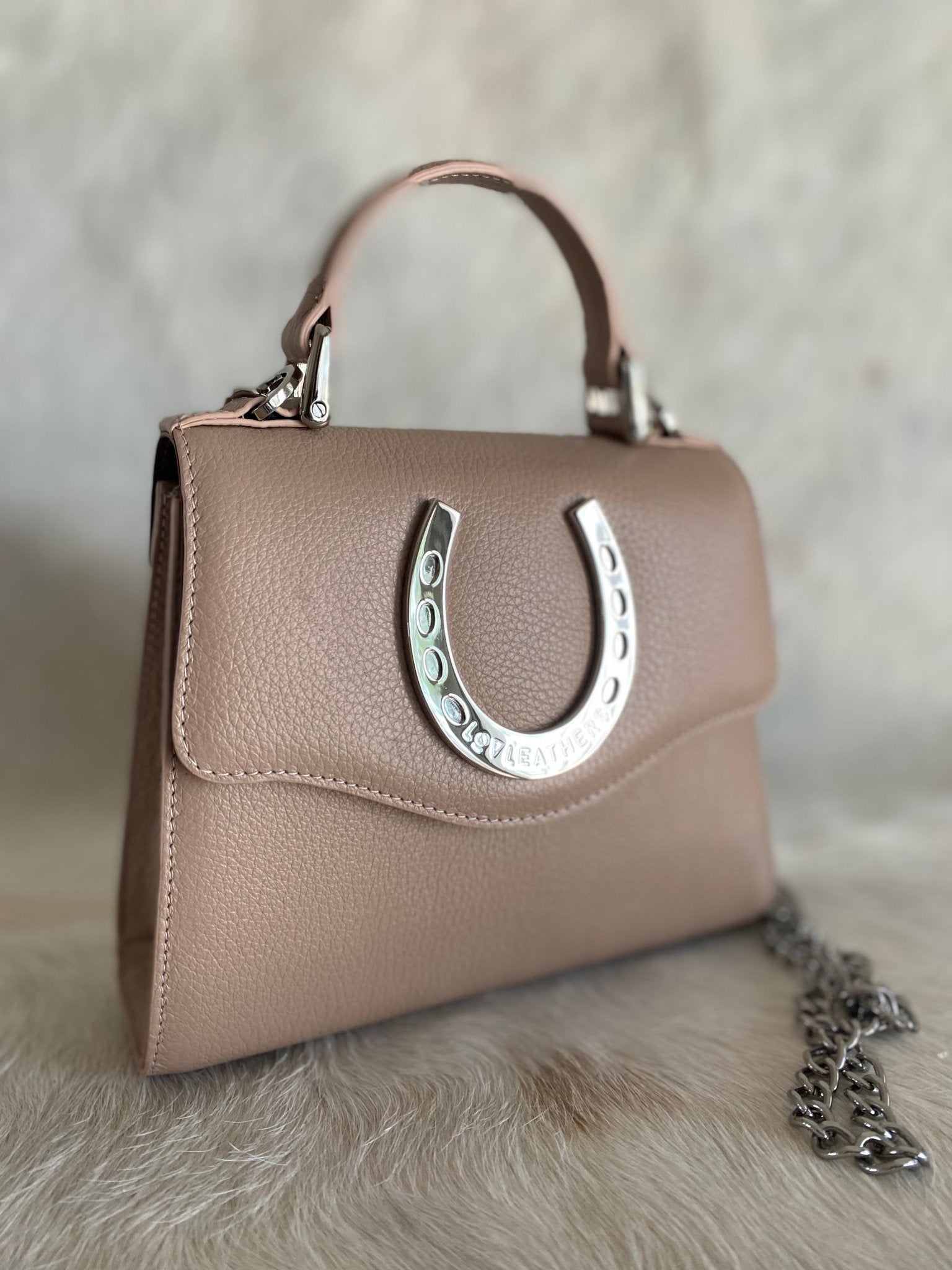 Rosewood Lady Luck Horseshoe Bag - LovLeathers
