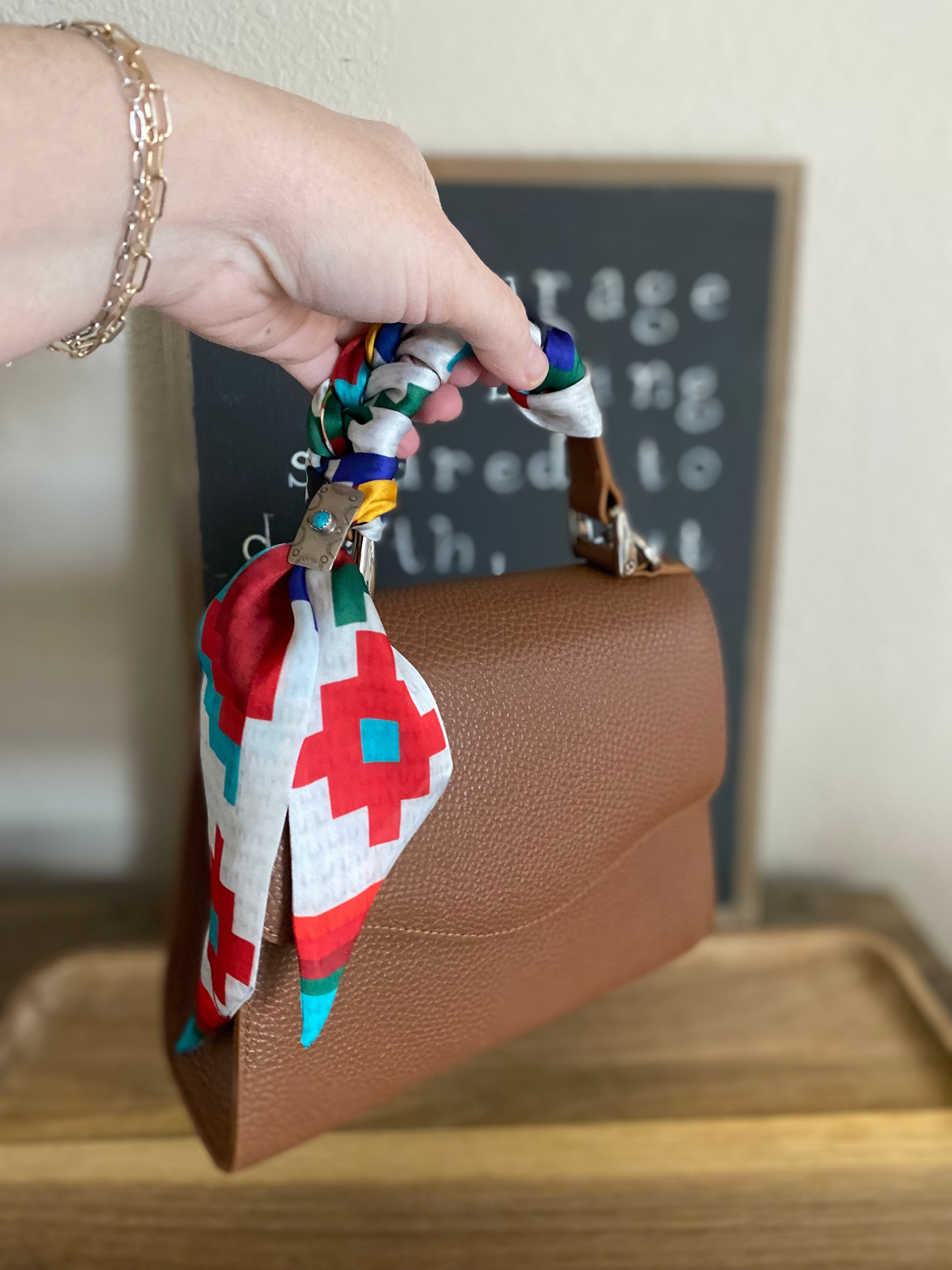 Saddle Tan Styled Lil Lady Bag