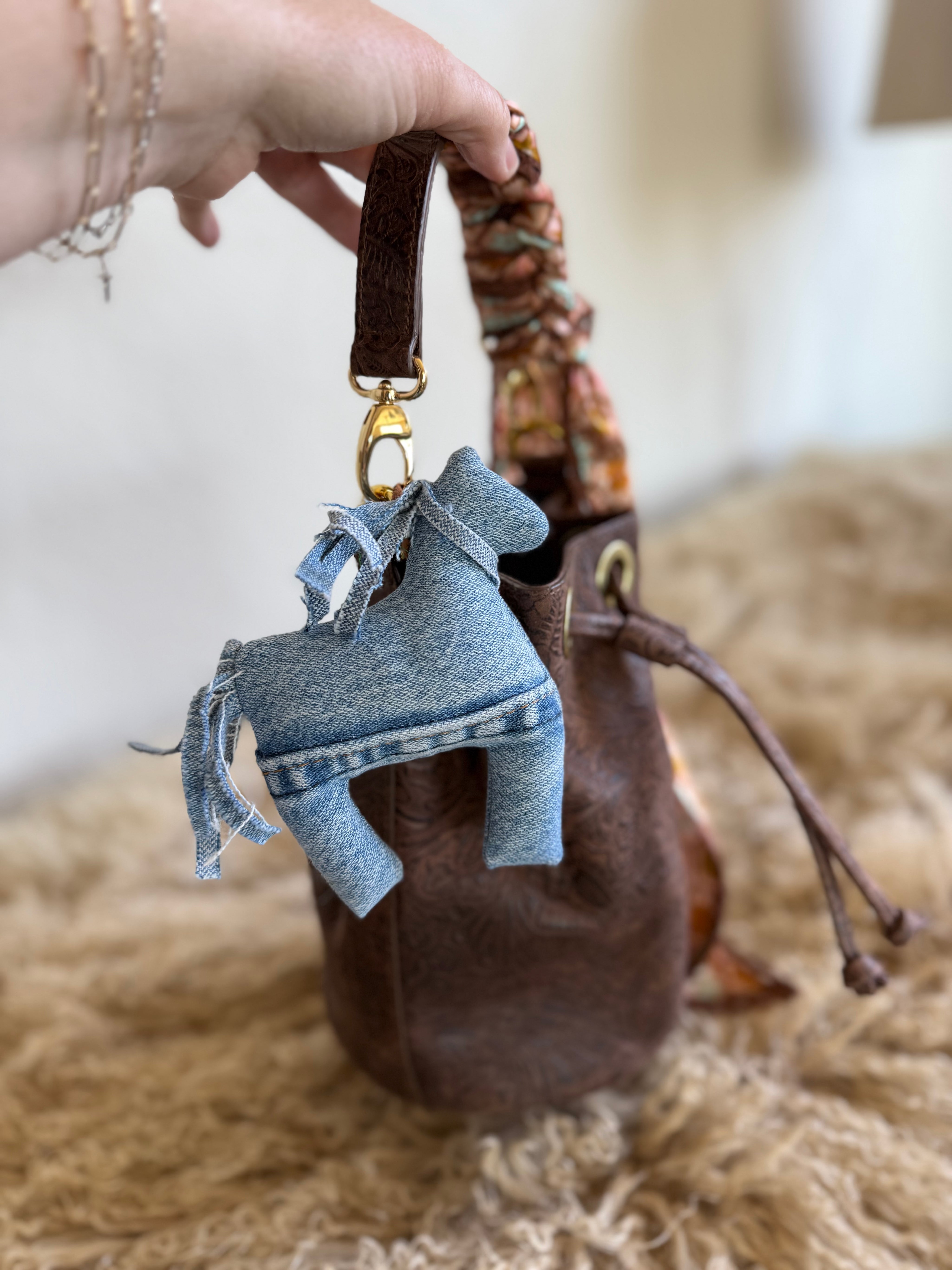 Styled Western Bucket Bag