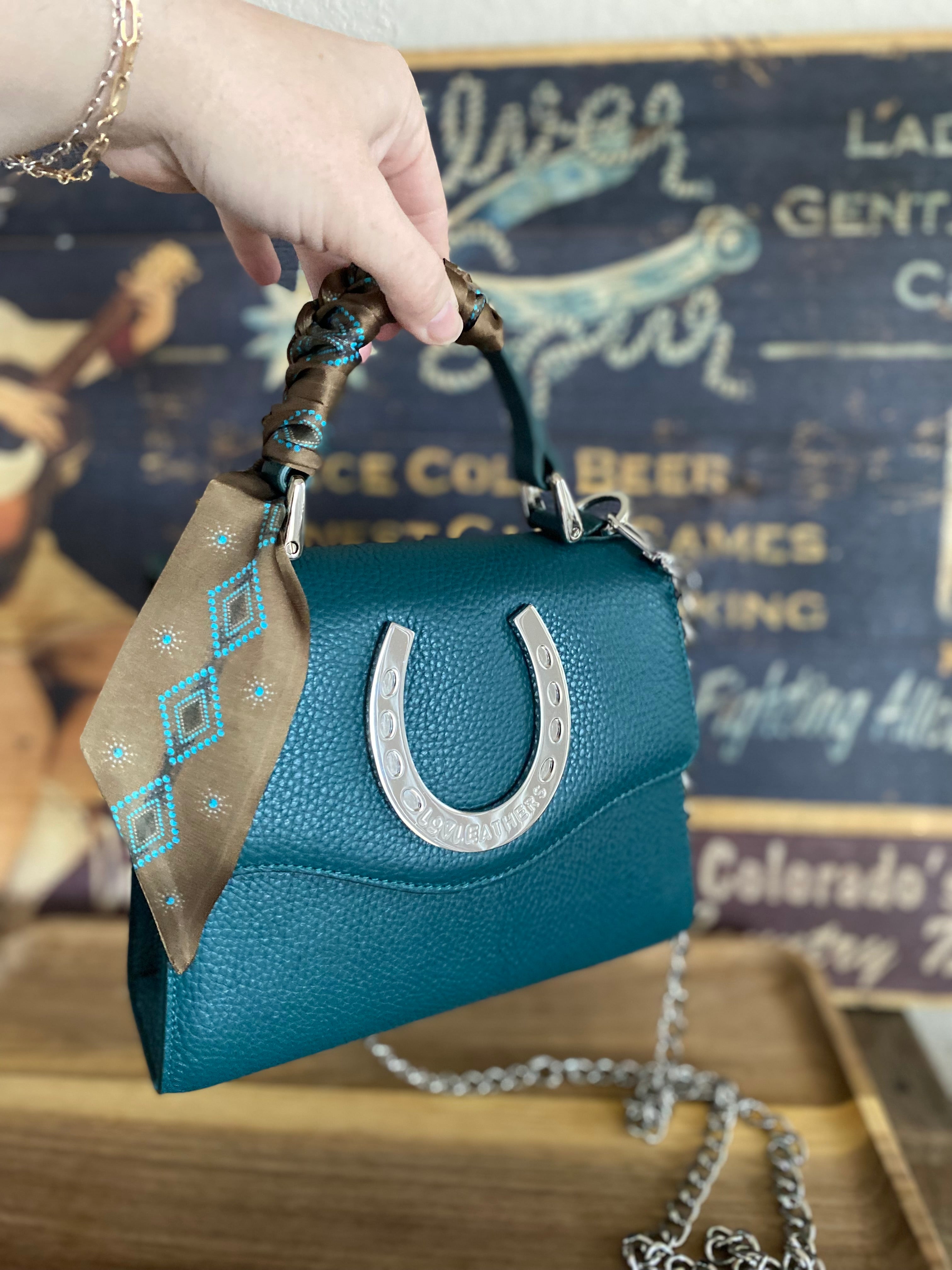 Styled Teal Lil Lady Luck Bag