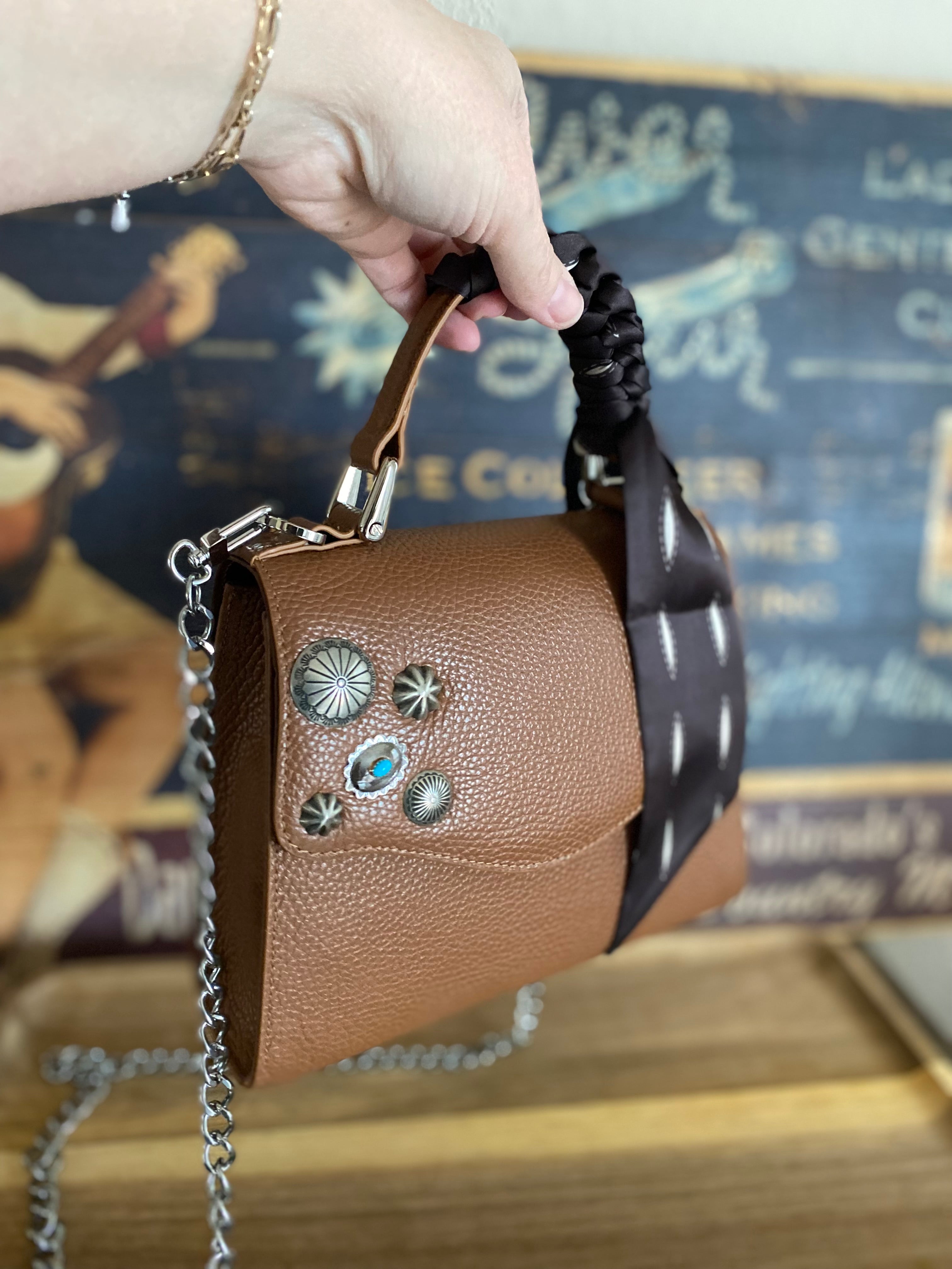 Styled Saddle Tan Lil Lady Bag