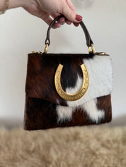 Tricolor Horseshoe Handbag