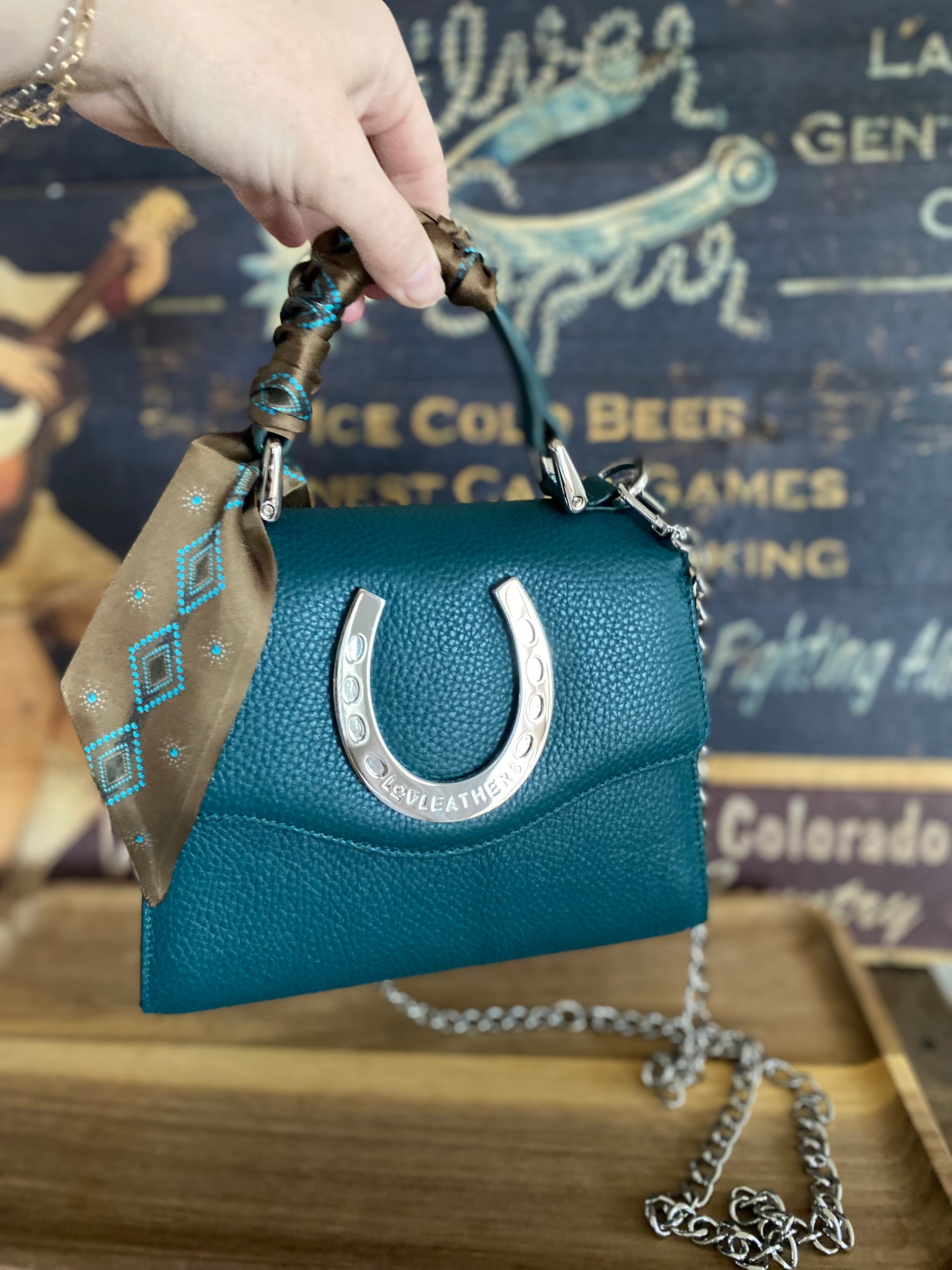 Styled Teal Lil Lady Luck Bag