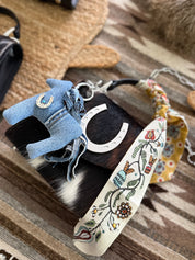 Styled Tricolor Lady Luck Horseshoe Handbag