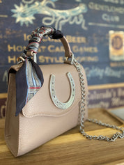 Styled Rosewood Lady Luck Horseshoe Bag