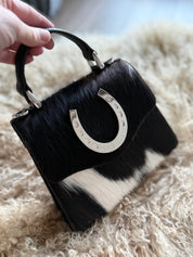 Tricolor Lady Bag in Silver Horseshoe