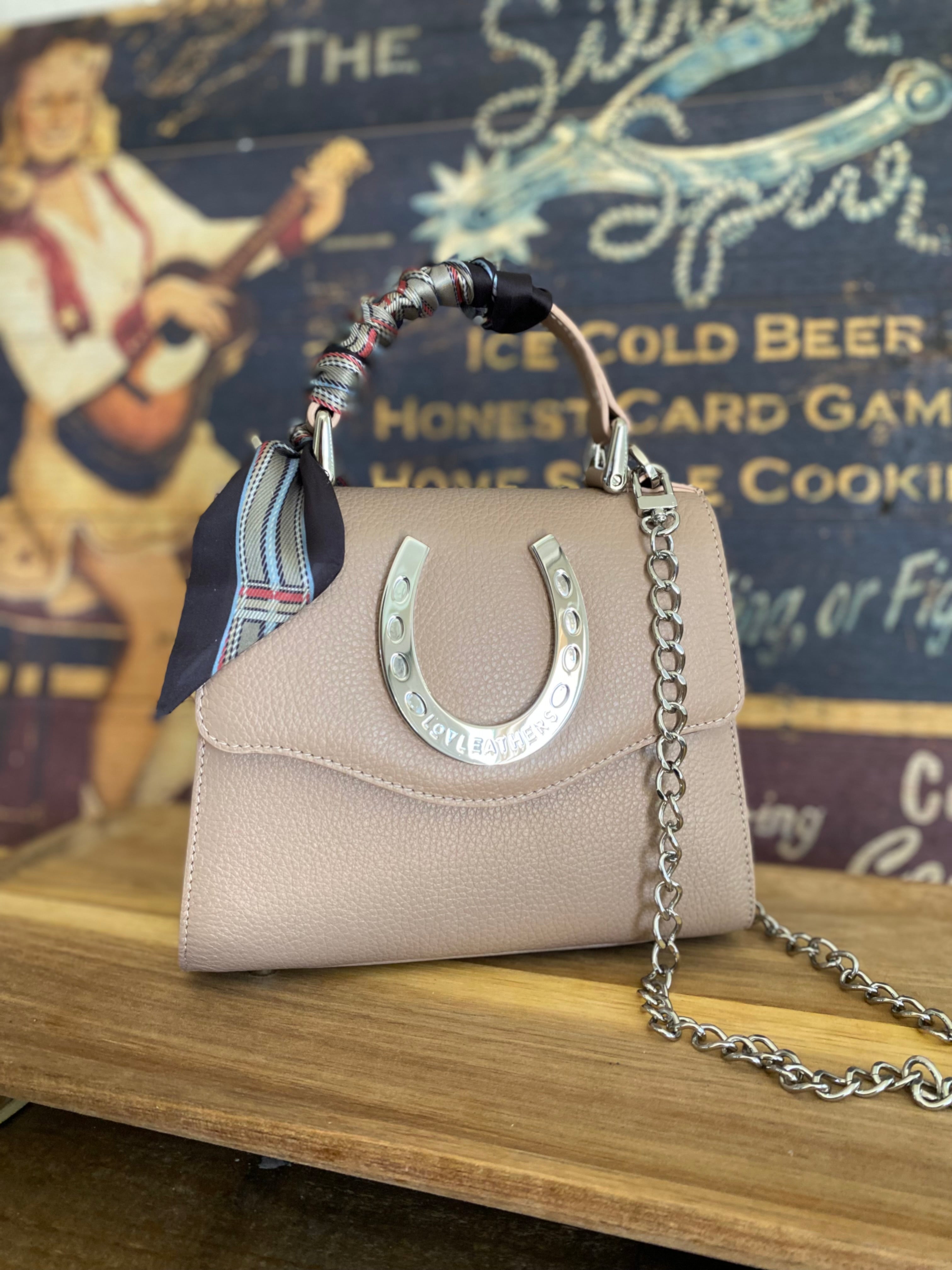 Styled Rosewood Lady Luck Horseshoe Bag