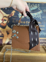 Styled Saddle Tan Lil Lady Bag