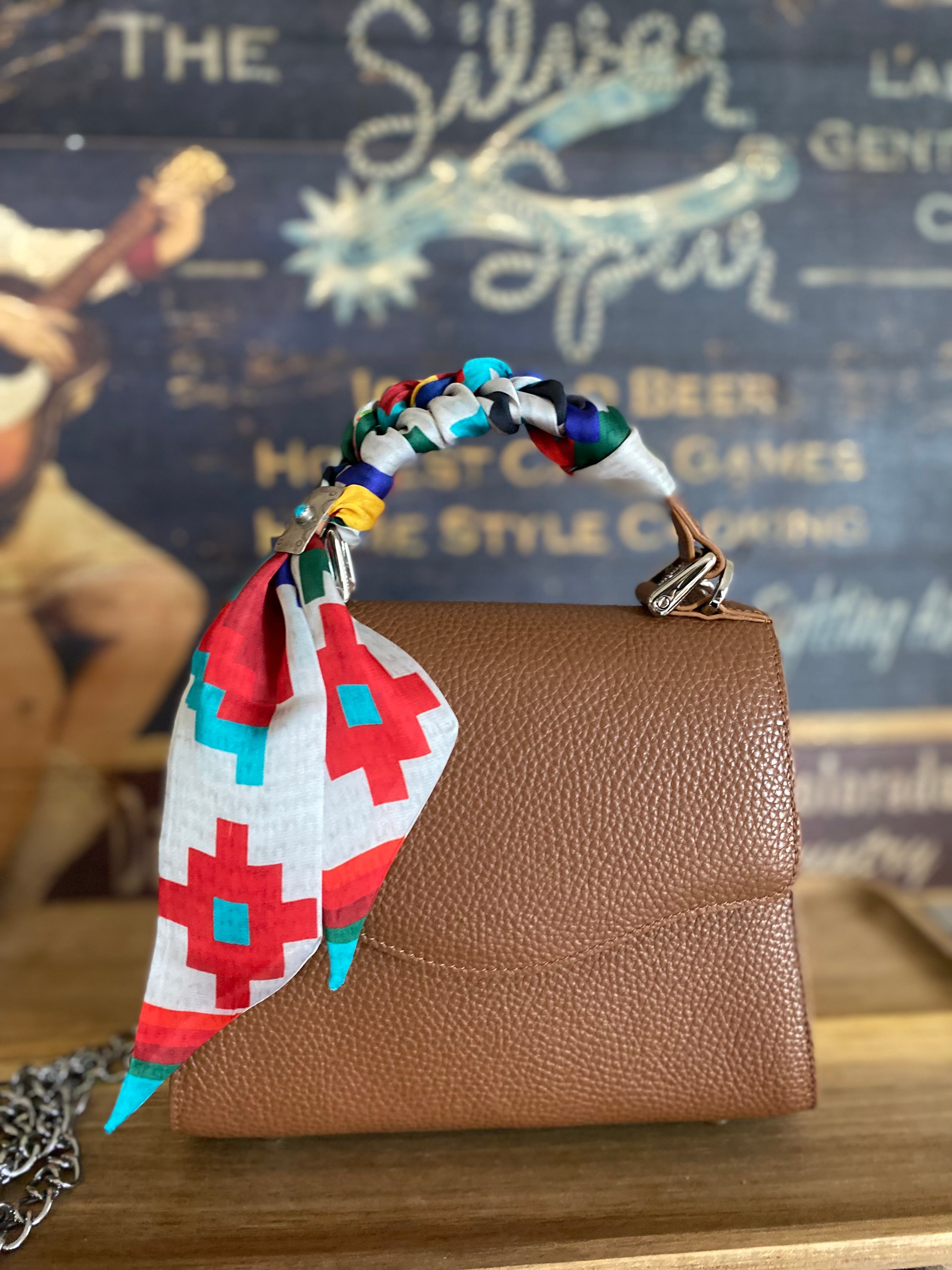 Saddle Tan Styled Lil Lady Bag