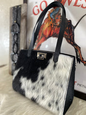 Specked Cowhide Tote Bag