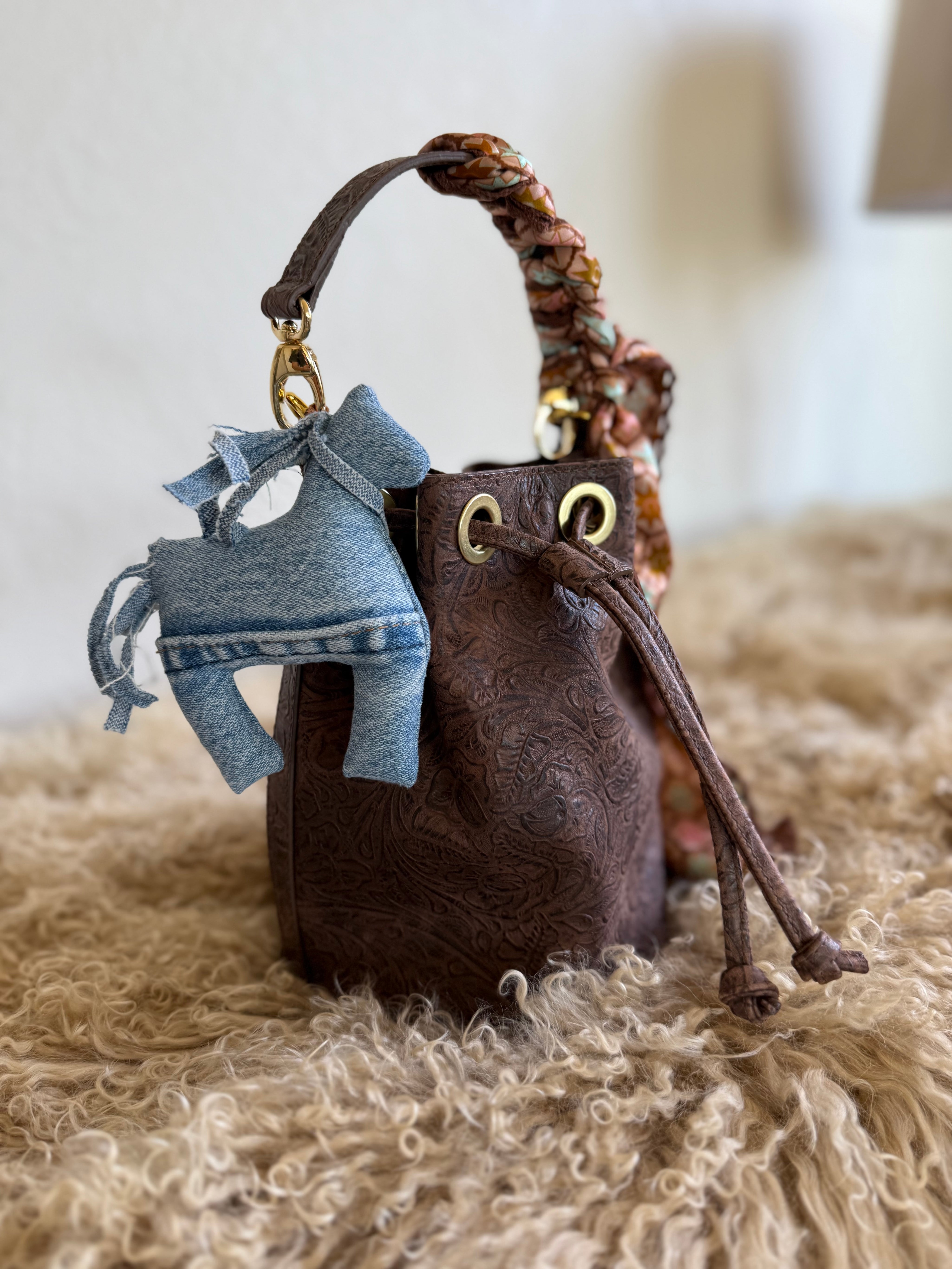 Styled Western Bucket Bag