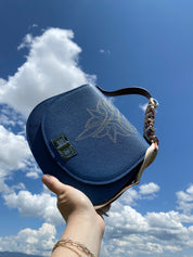 Styled Howdy America Blue Pioneer Handbag