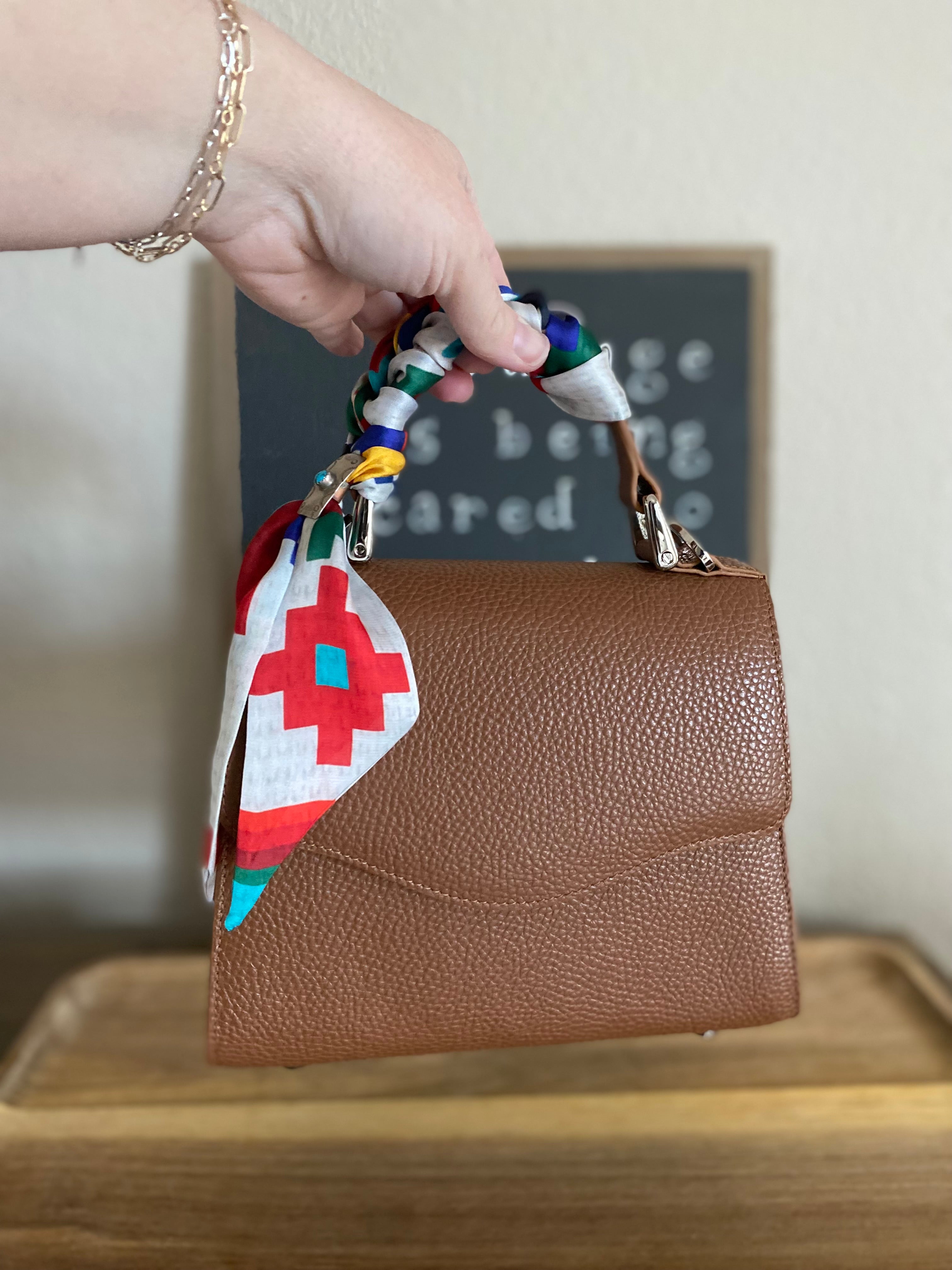 Saddle Tan Styled Lil Lady Bag