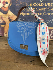 Styled Howdy America Blue Pioneer Handbag