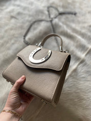 Lil Lady Luck Horseshoe Lady Bag Taupe