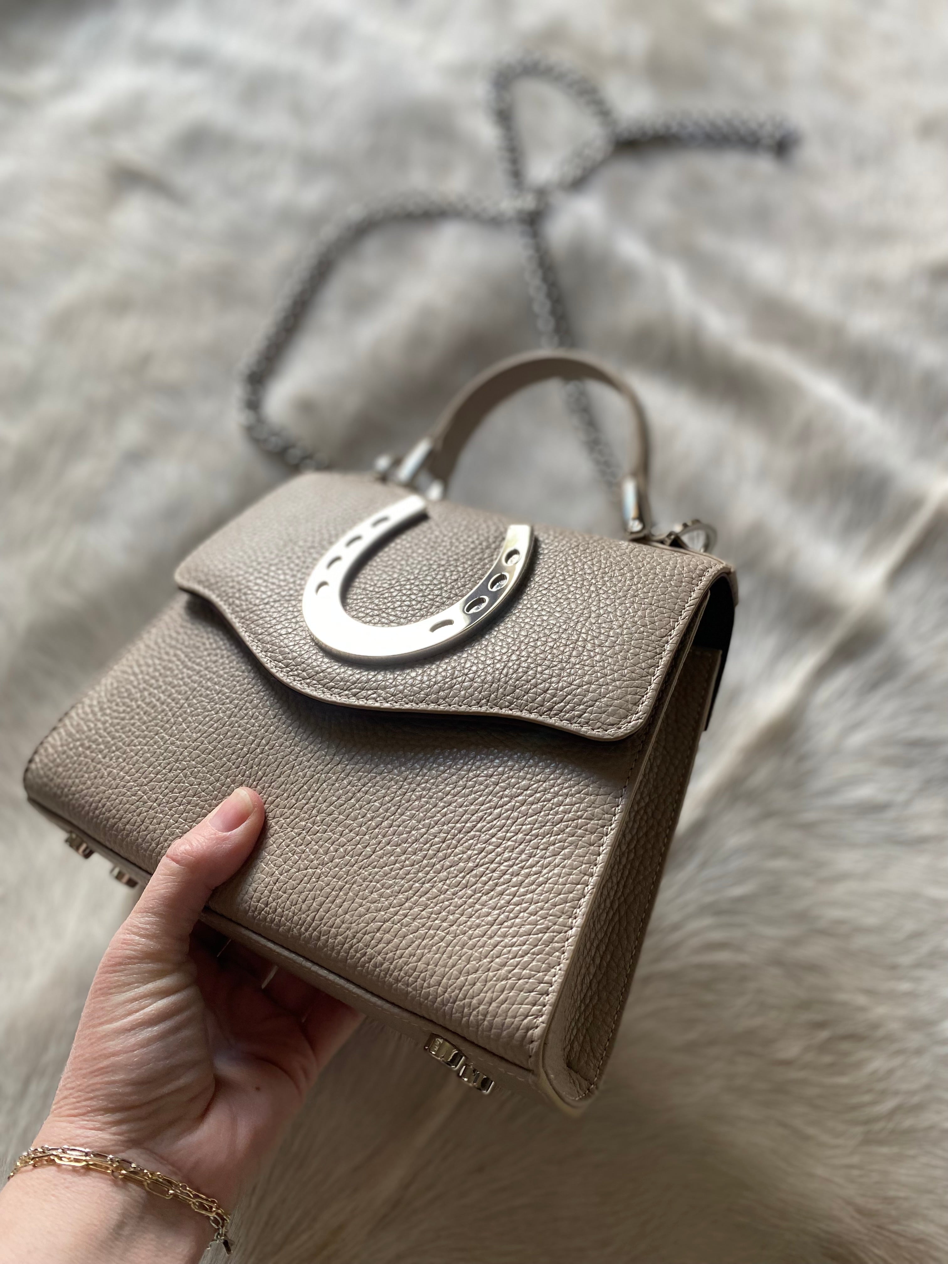 Lil Lady Luck Horseshoe Lady Bag Taupe