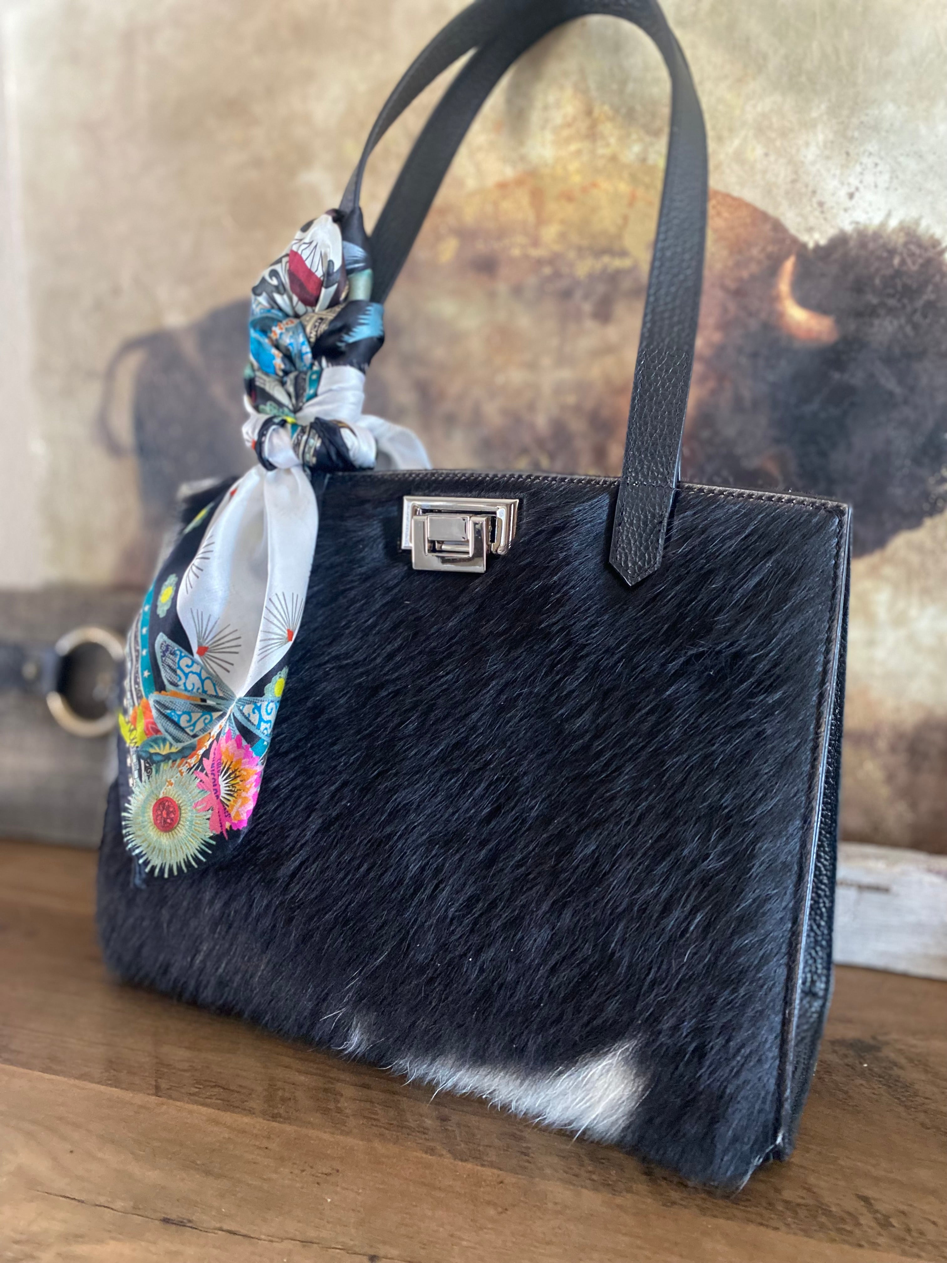 Cowhide Tote Bag