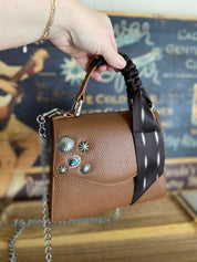Styled Saddle Tan Lil Lady Bag