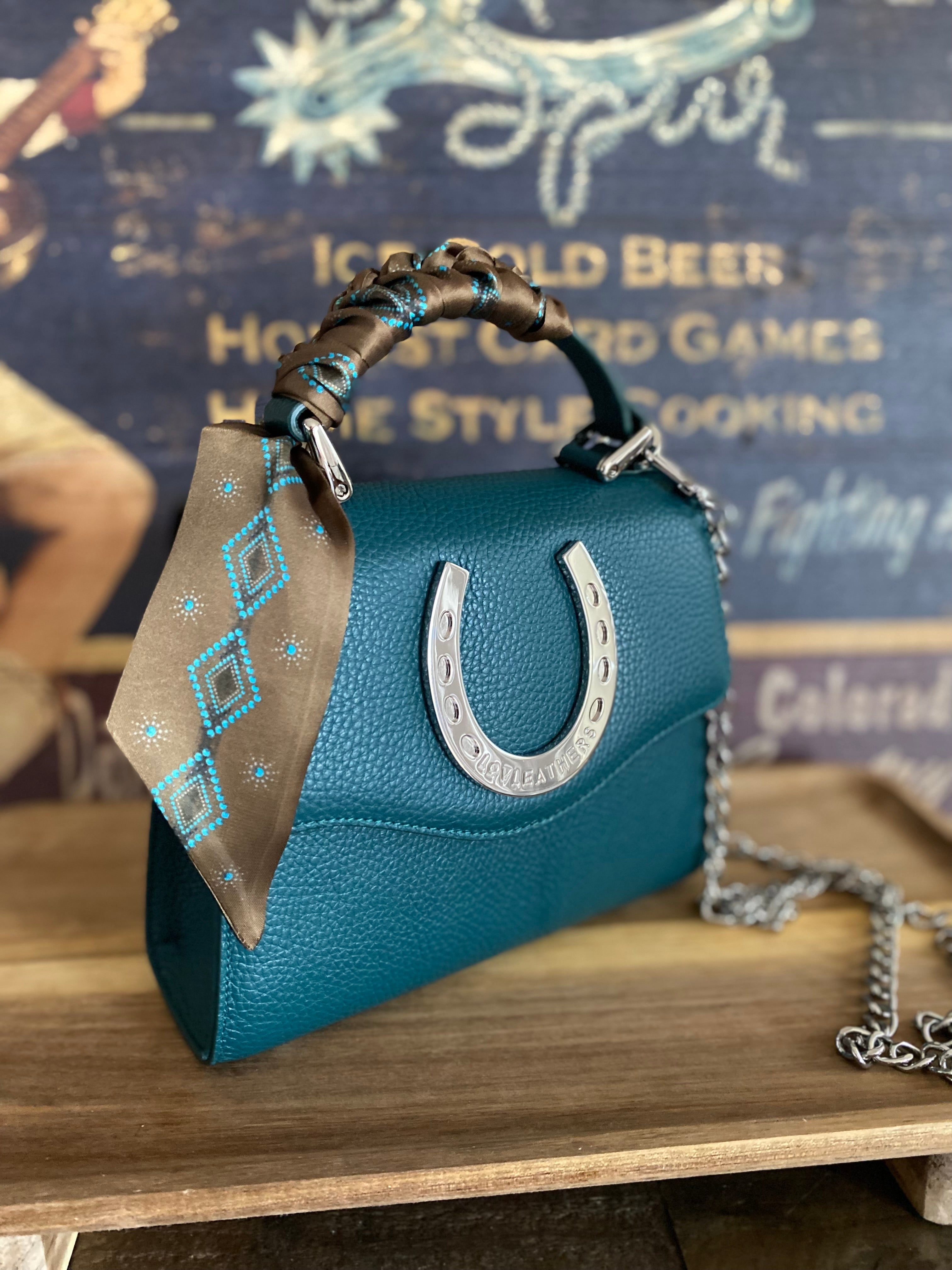 Styled Teal Lil Lady Luck Bag