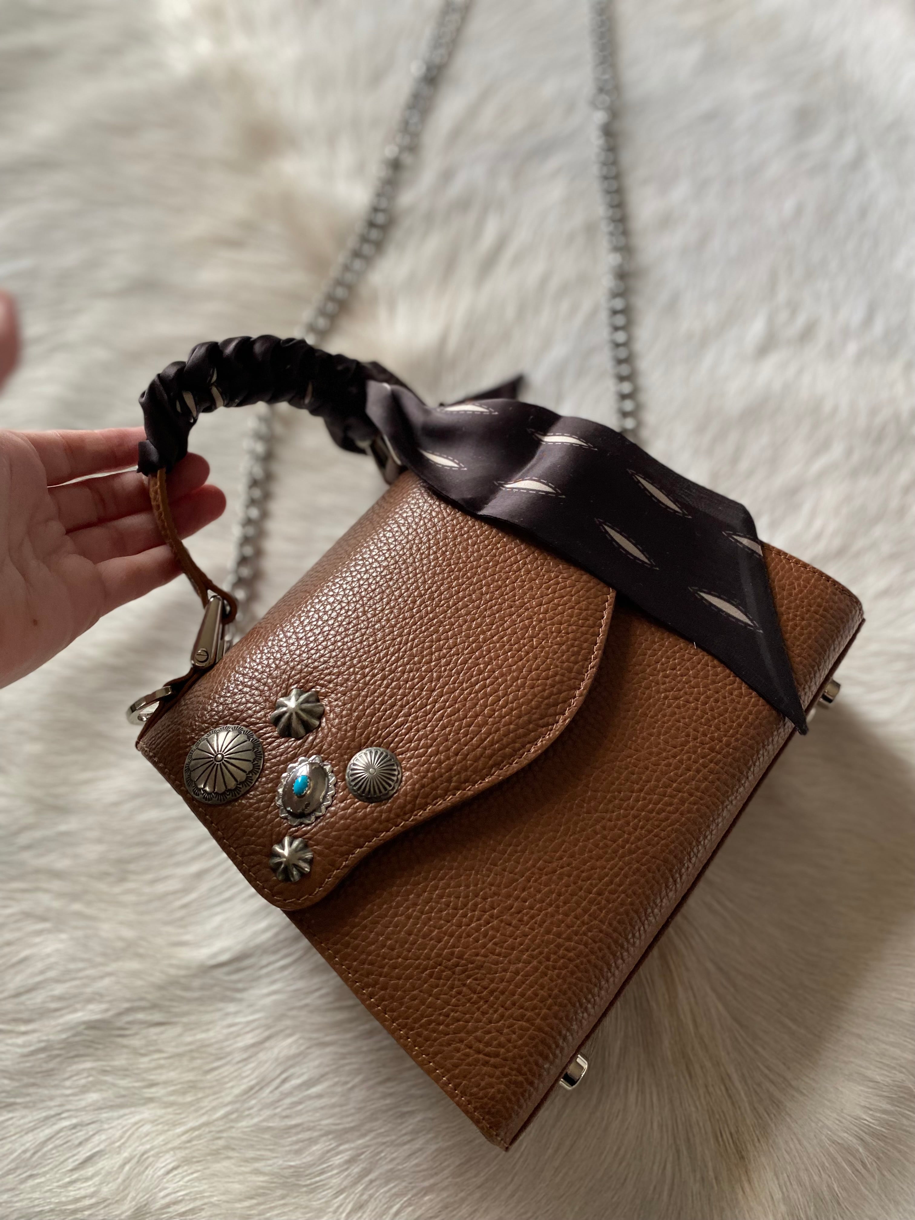 Styled Saddle Tan Lil Lady Bag