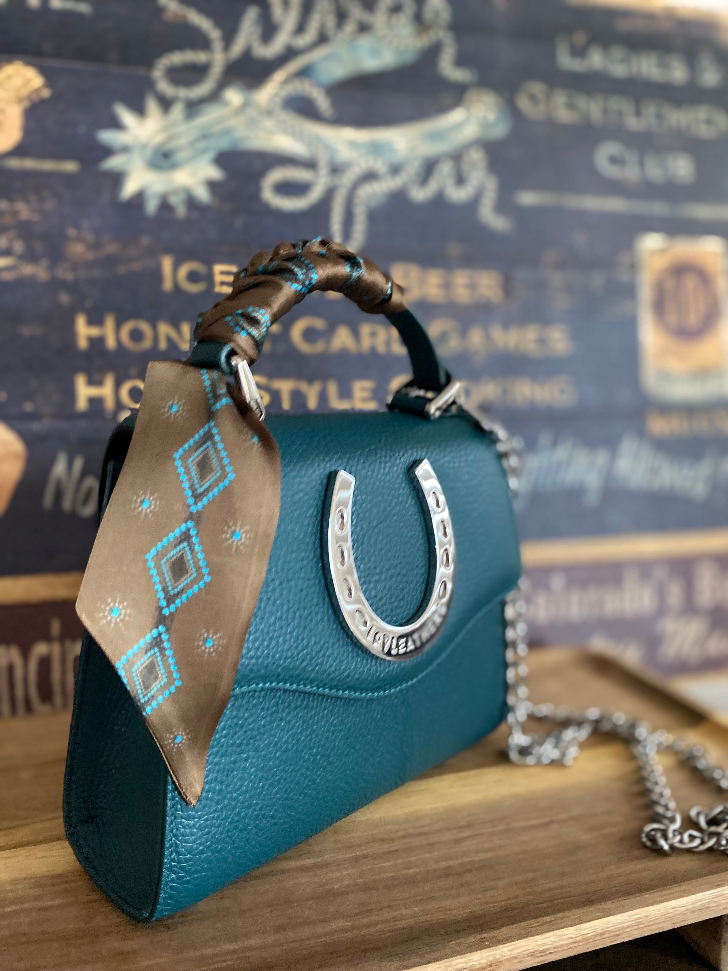 Styled Teal Lil Lady Luck Bag