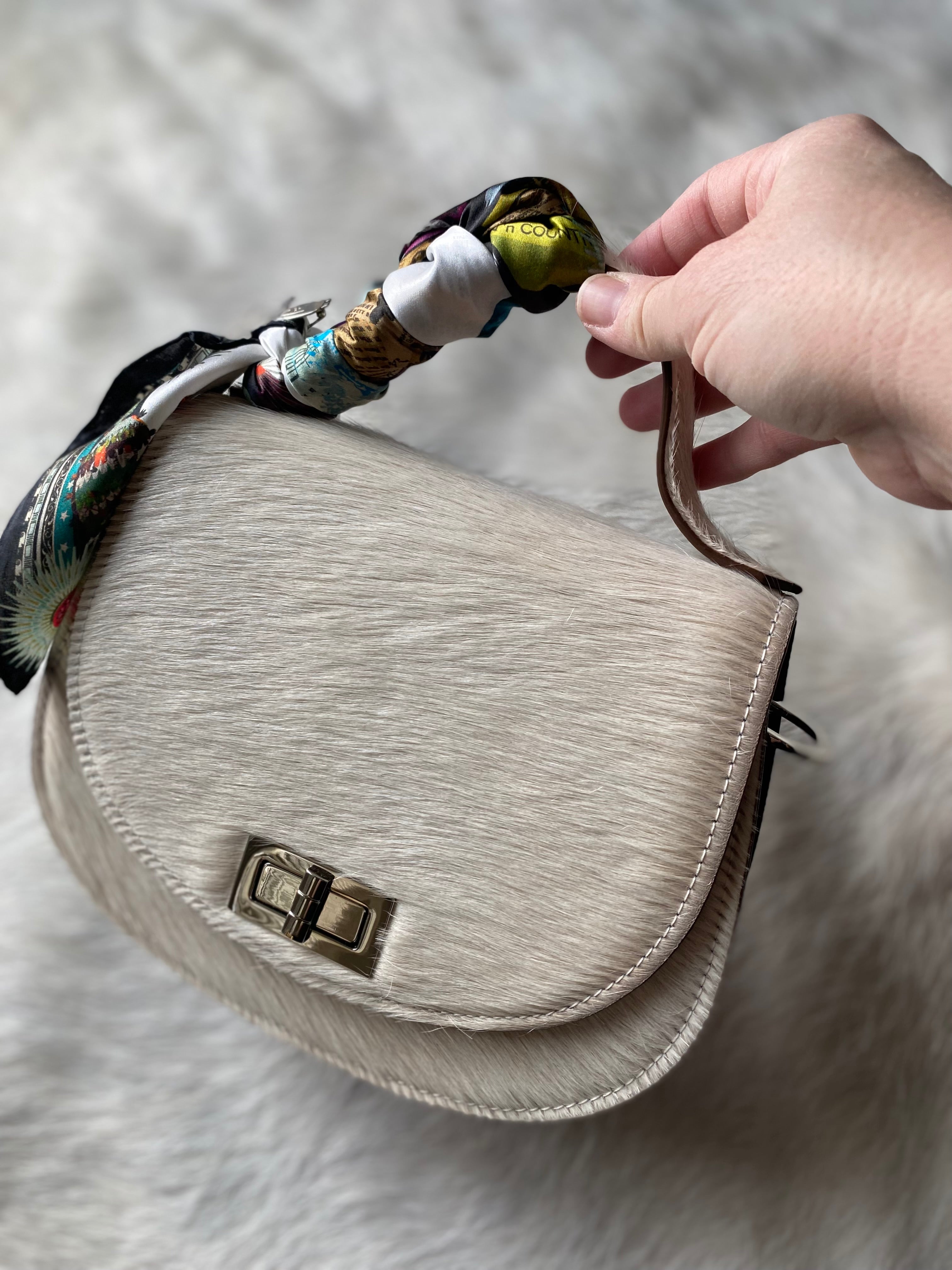 Blonde Styled Cowhide Pioneer