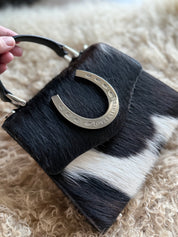 Tricolor Lady Bag in Silver Horseshoe