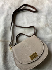 Boot Stitch Pioneer Handbag- Moon Pebble Grain