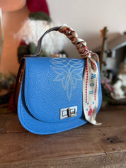 Styled Howdy America Blue Pioneer Handbag