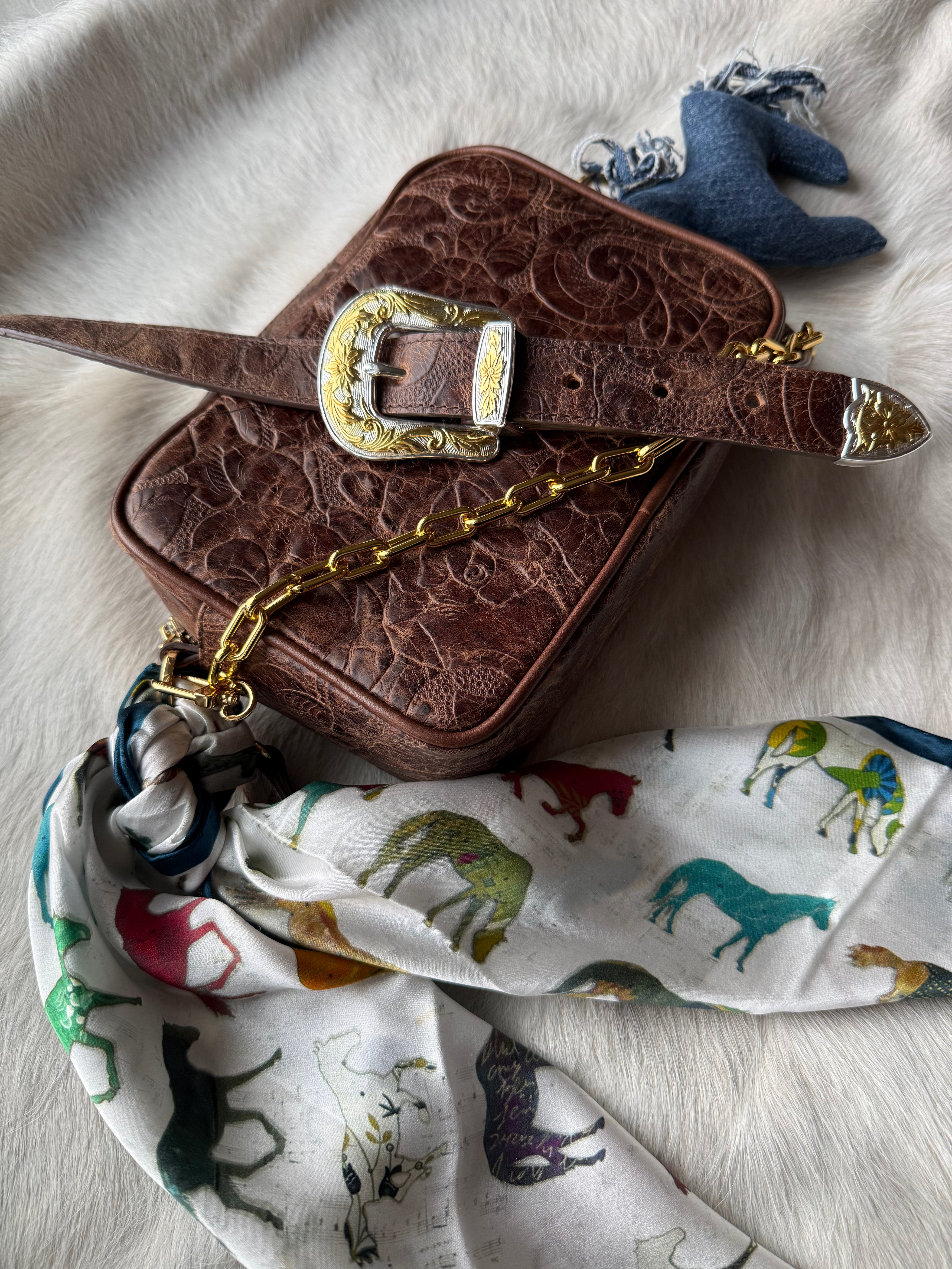 Styled Cognac Dakota Handbag