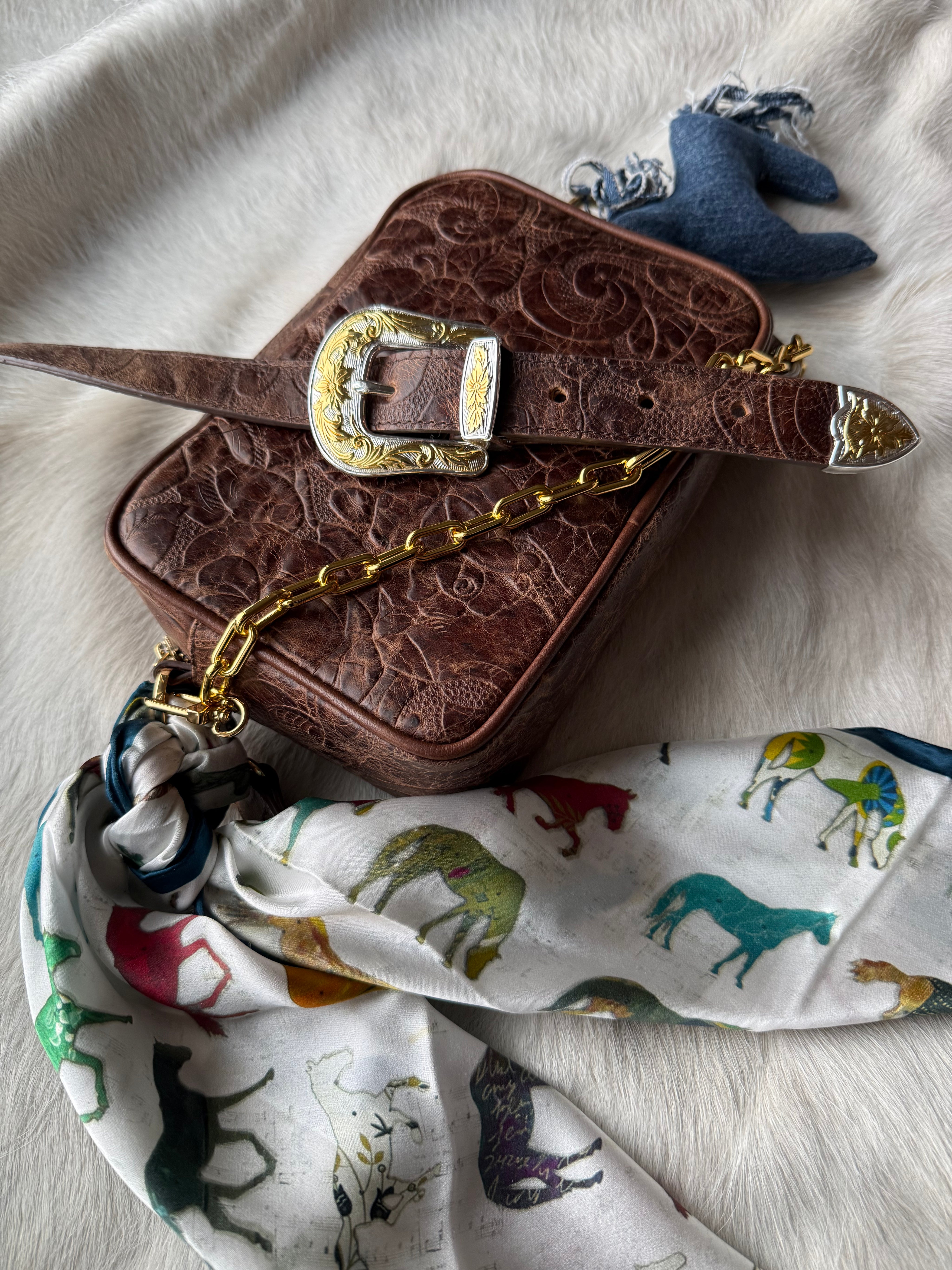 Styled Cognac Dakota Handbag