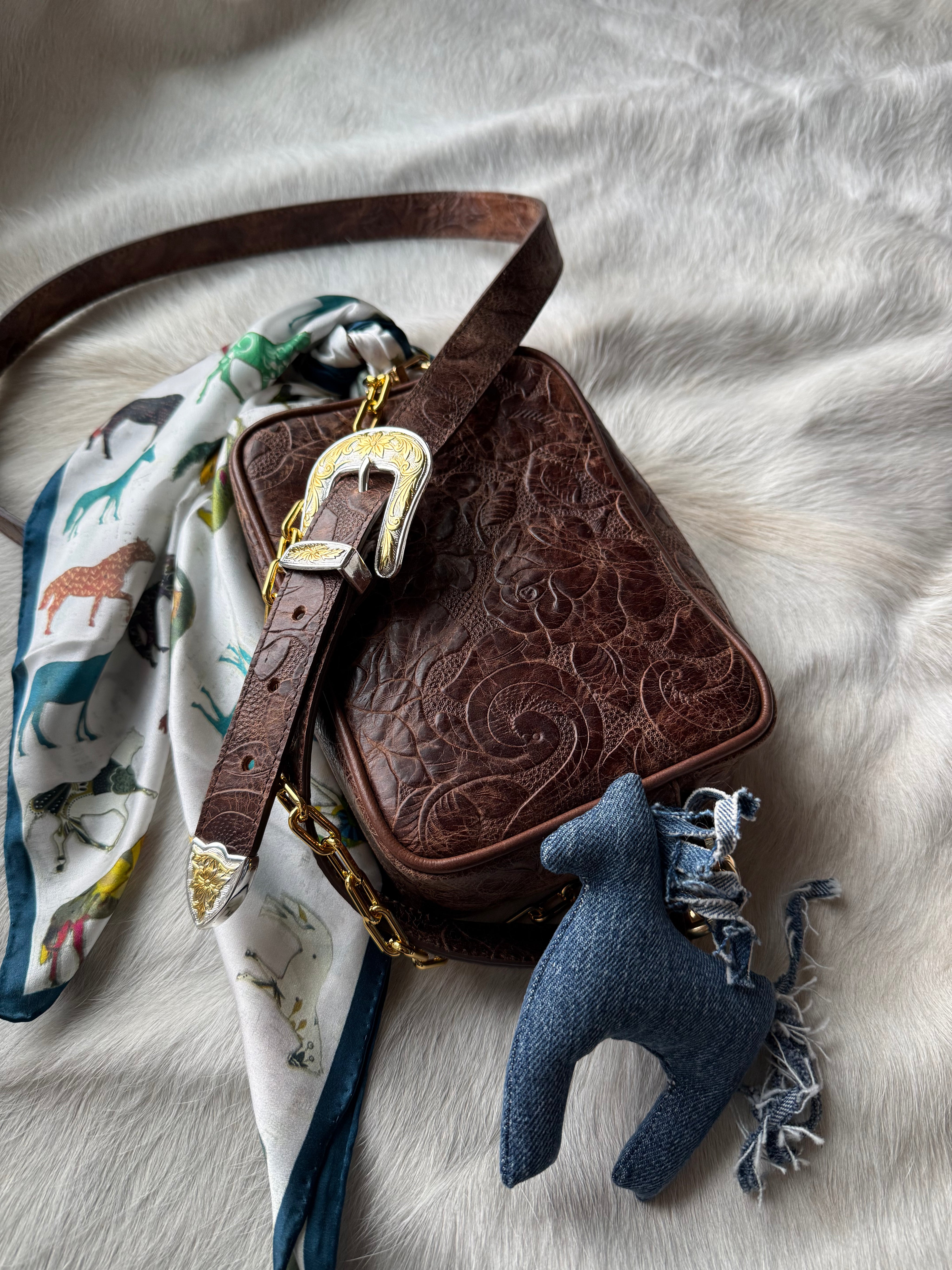 Styled Cognac Dakota Handbag