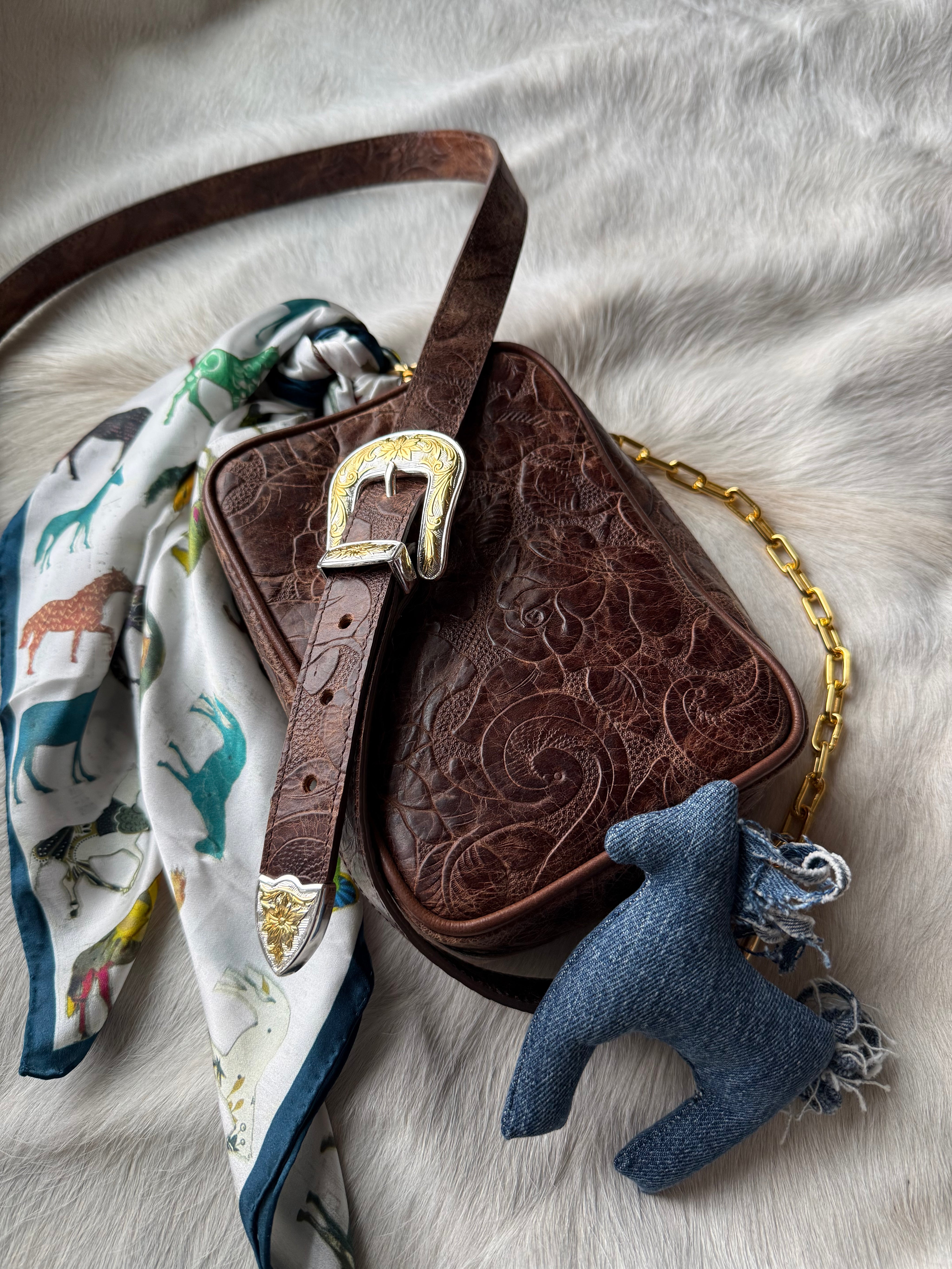 Styled Cognac Dakota Handbag