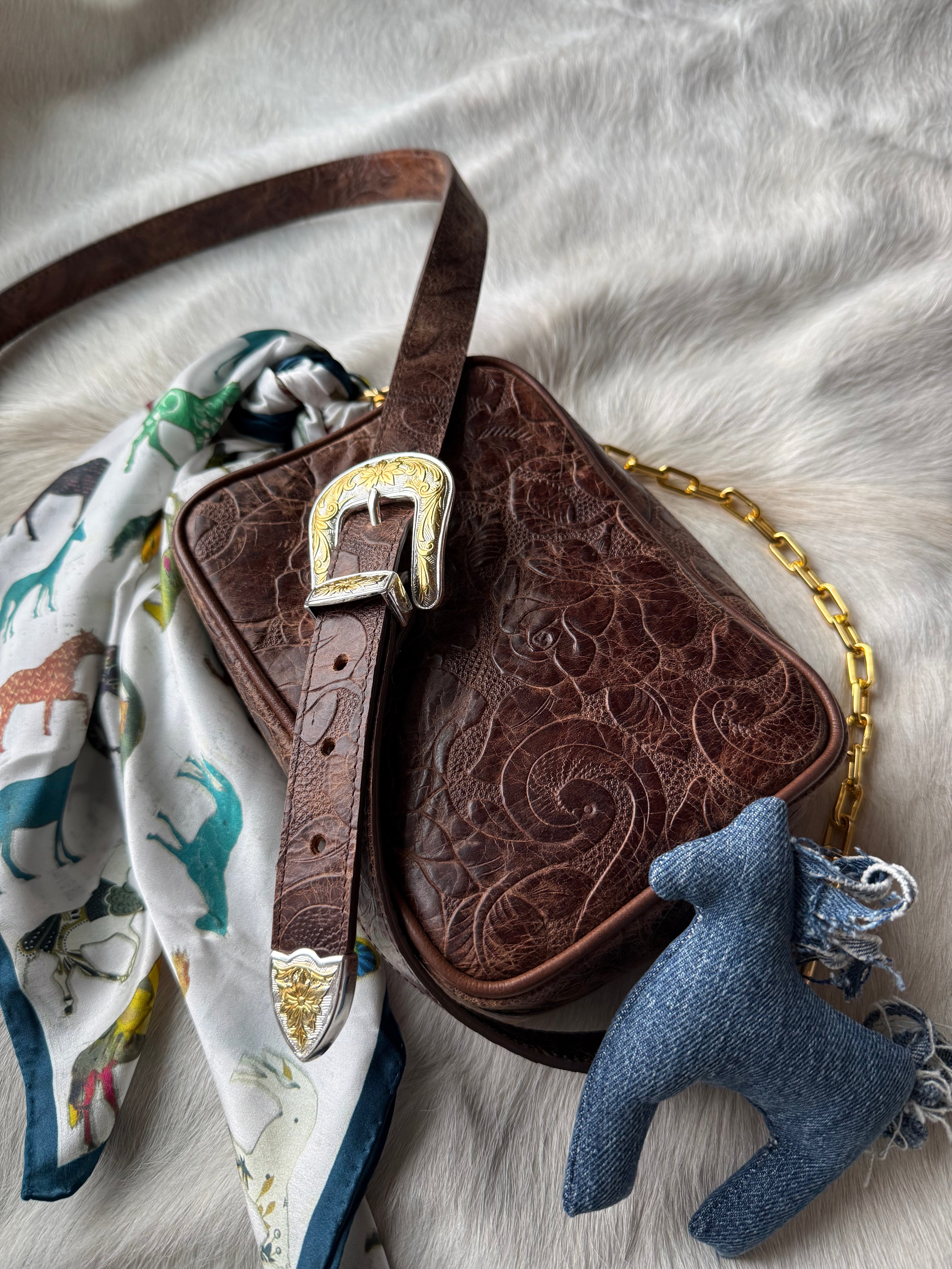 Styled Cognac Dakota Handbag