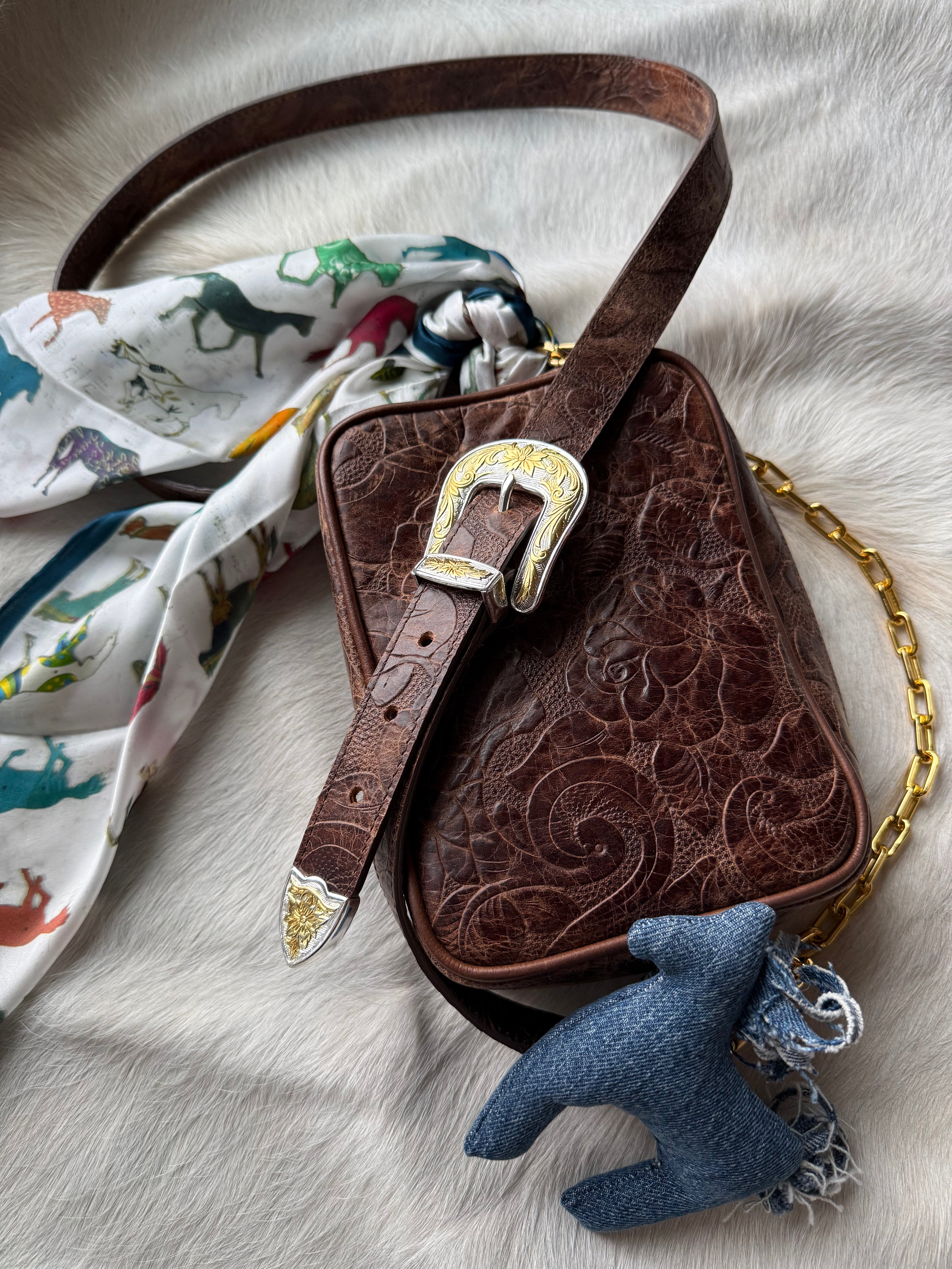 Styled Cognac Dakota Handbag