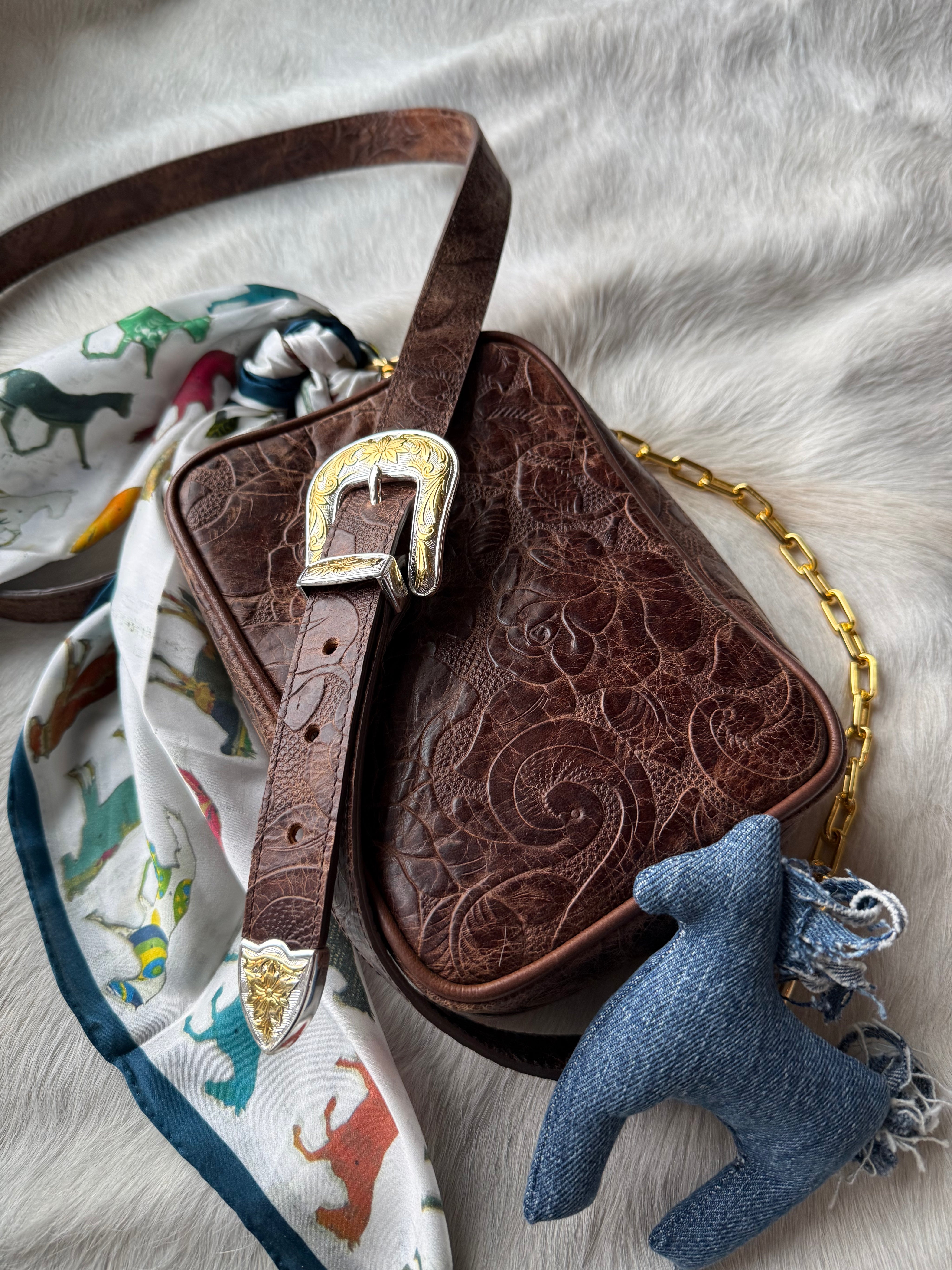 Styled Cognac Dakota Handbag