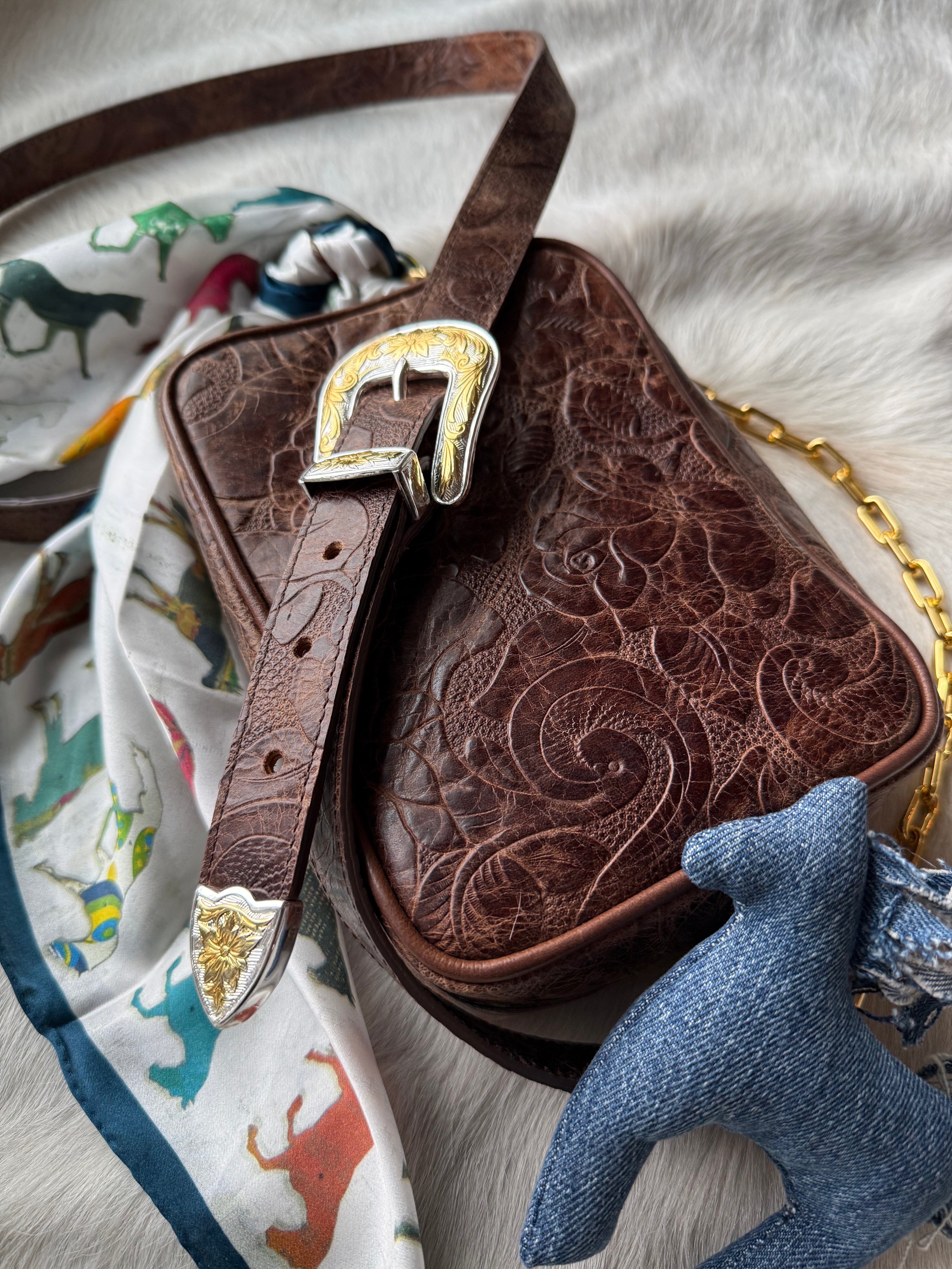 Styled Cognac Dakota Handbag