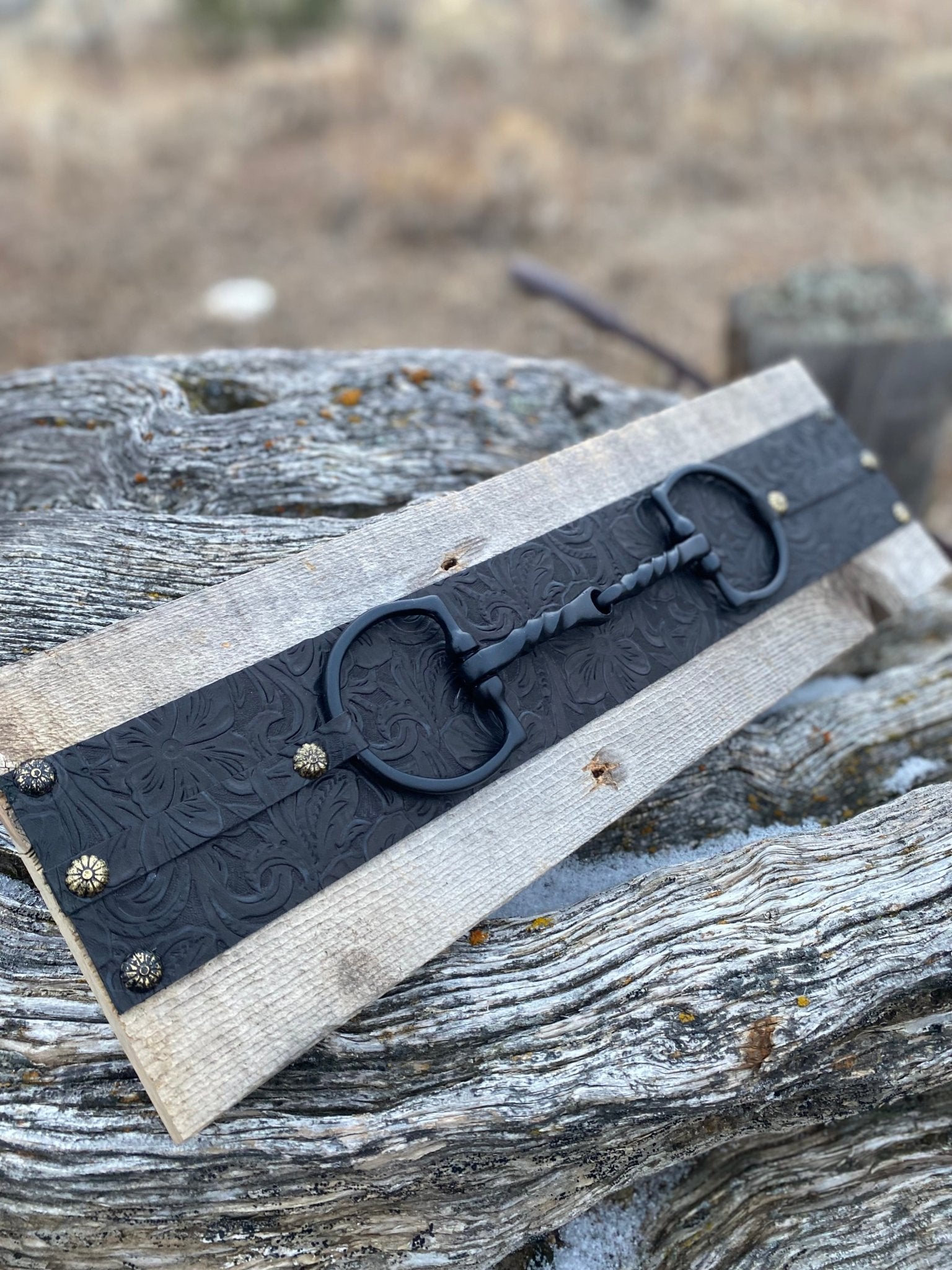 Black Bits Wall Decor - LovLeathers