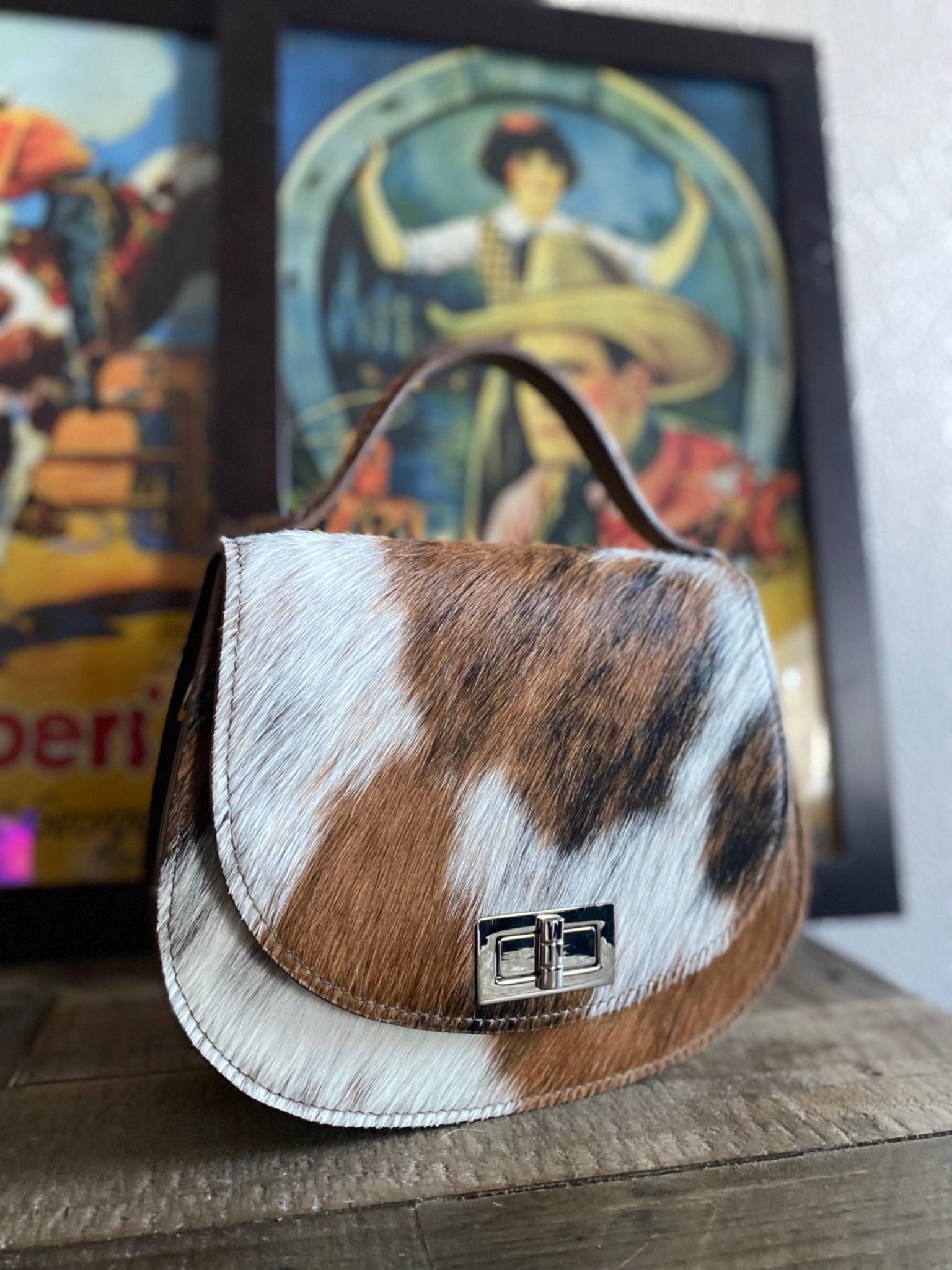 Tricolor Pioneer Handbag - LovLeathers