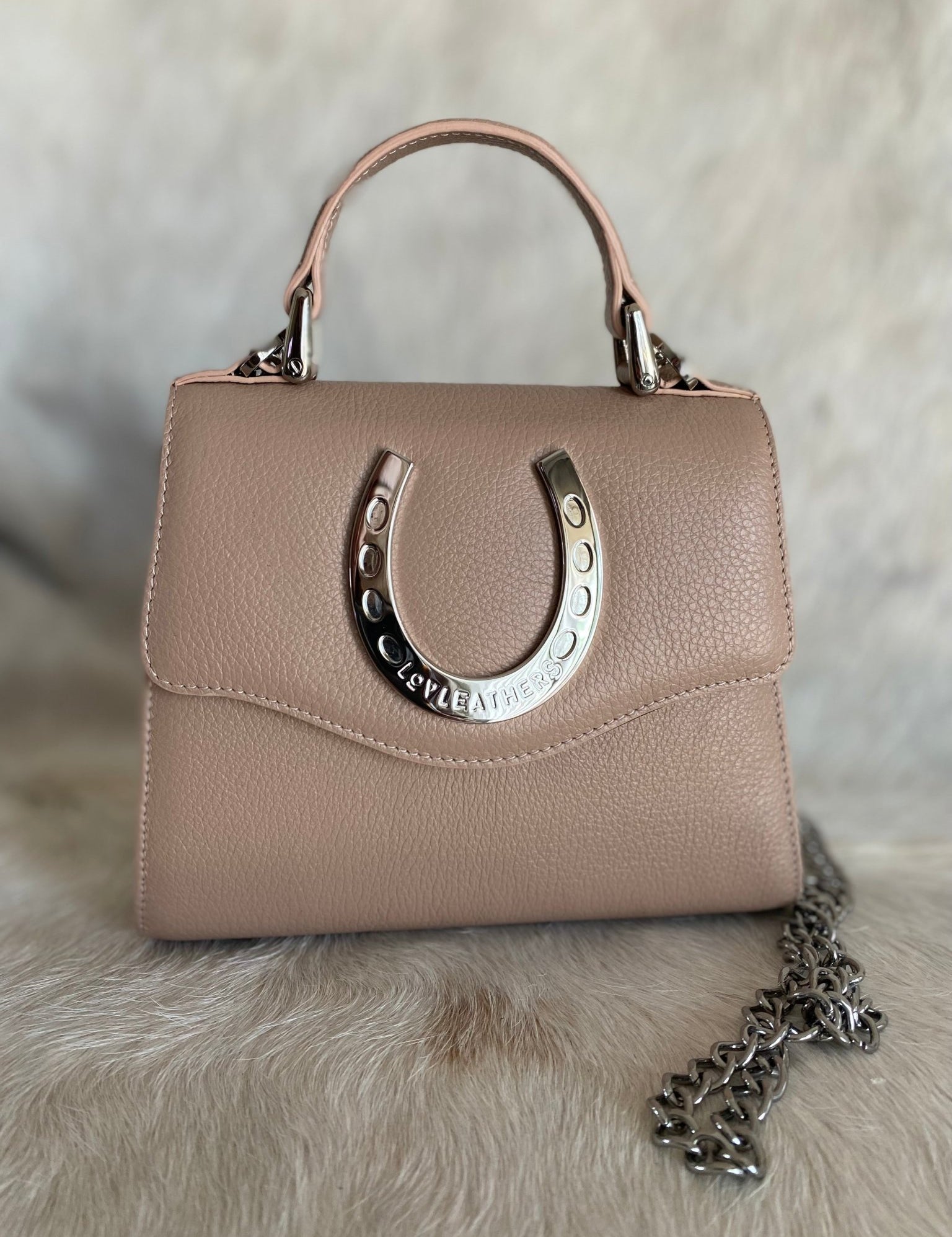 Rosewood Lady Luck Horseshoe Bag - LovLeathers