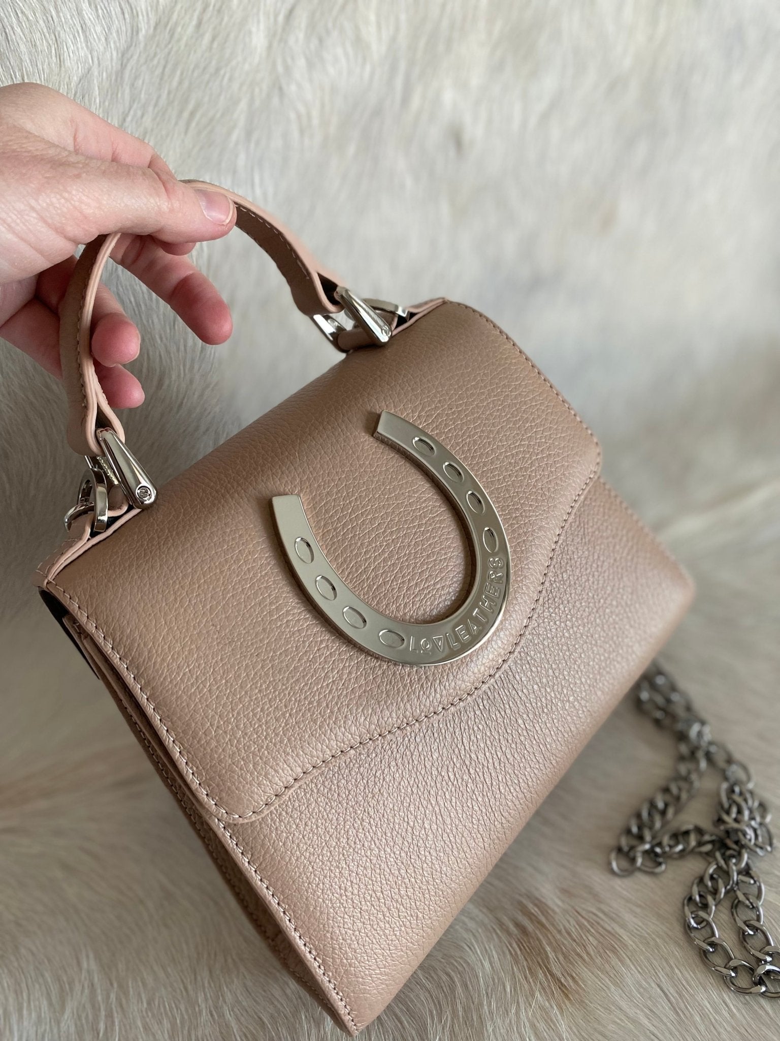 Rosewood Lady Luck Horseshoe Bag - LovLeathers