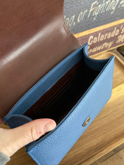 Styled Sky Blue Lady Bag - LovLeathers