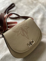 Boot Stitch Pioneer Handbag - Bone - LovLeathers