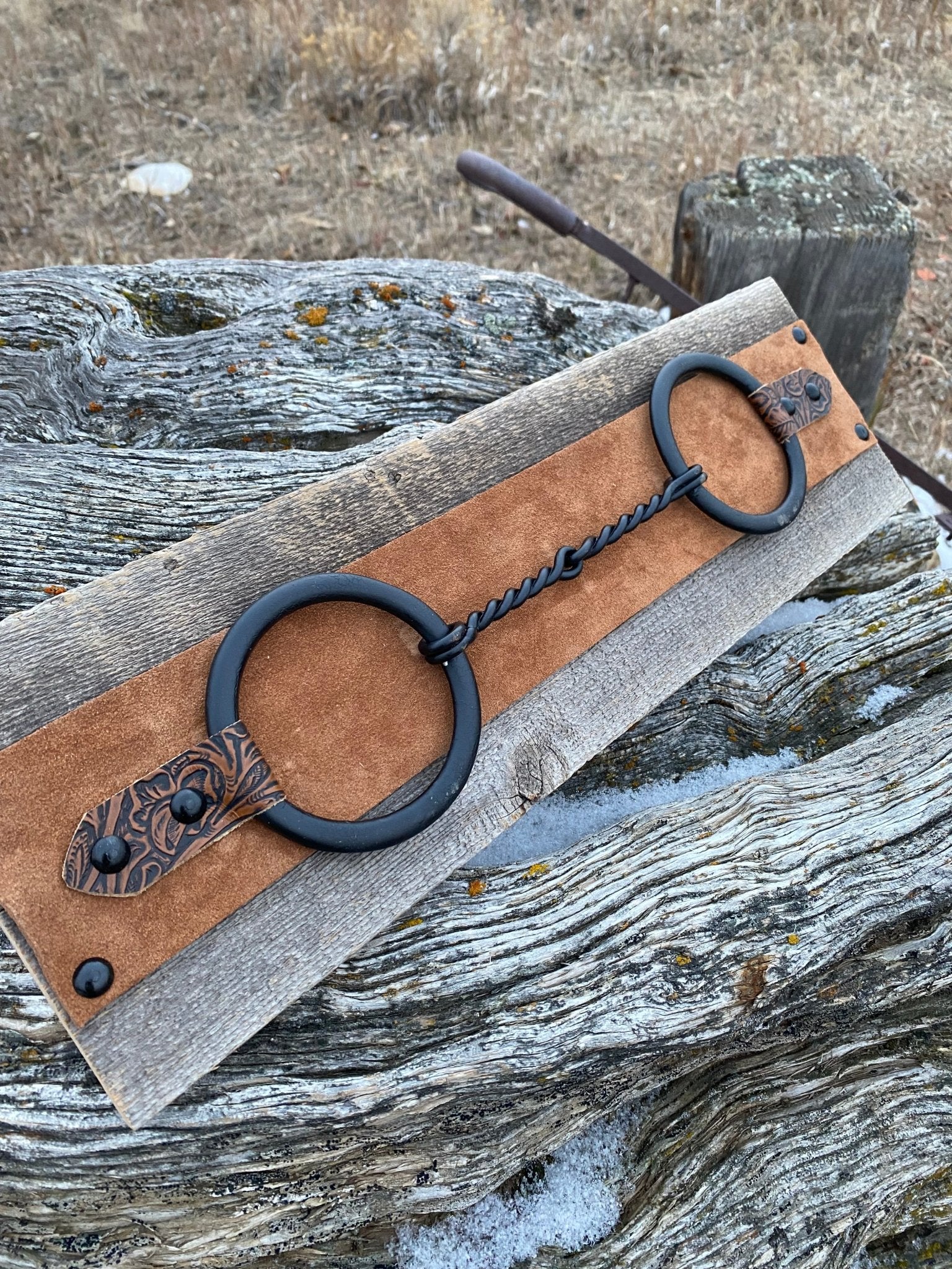 Bit Suede Wall Hanging Decor - LovLeathers