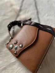 Styled Saddle Tan Lil Lady Bag - LovLeathers