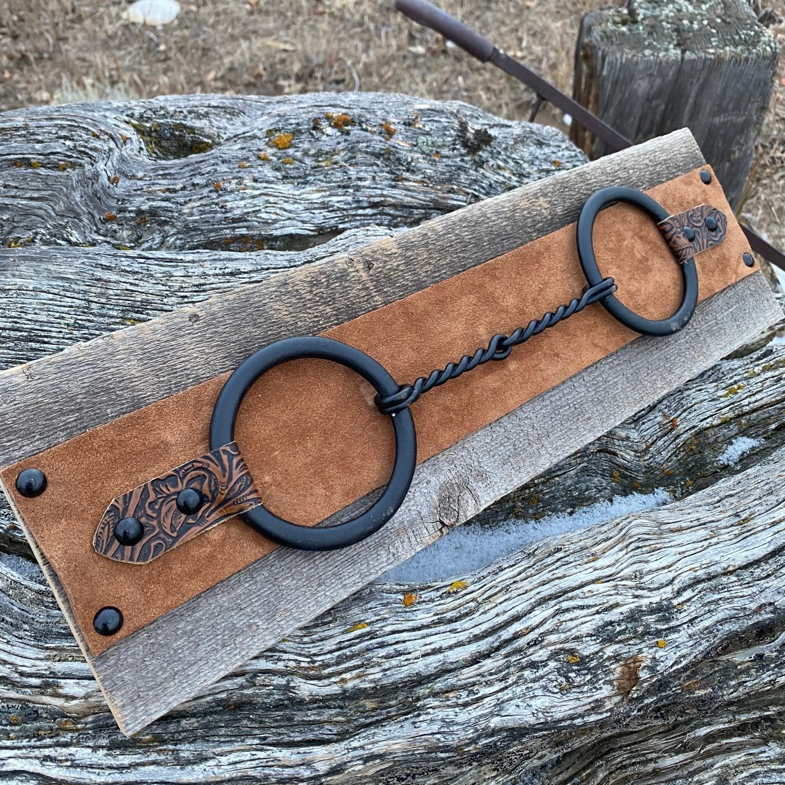 Bit Suede Wall Hanging Decor - LovLeathers