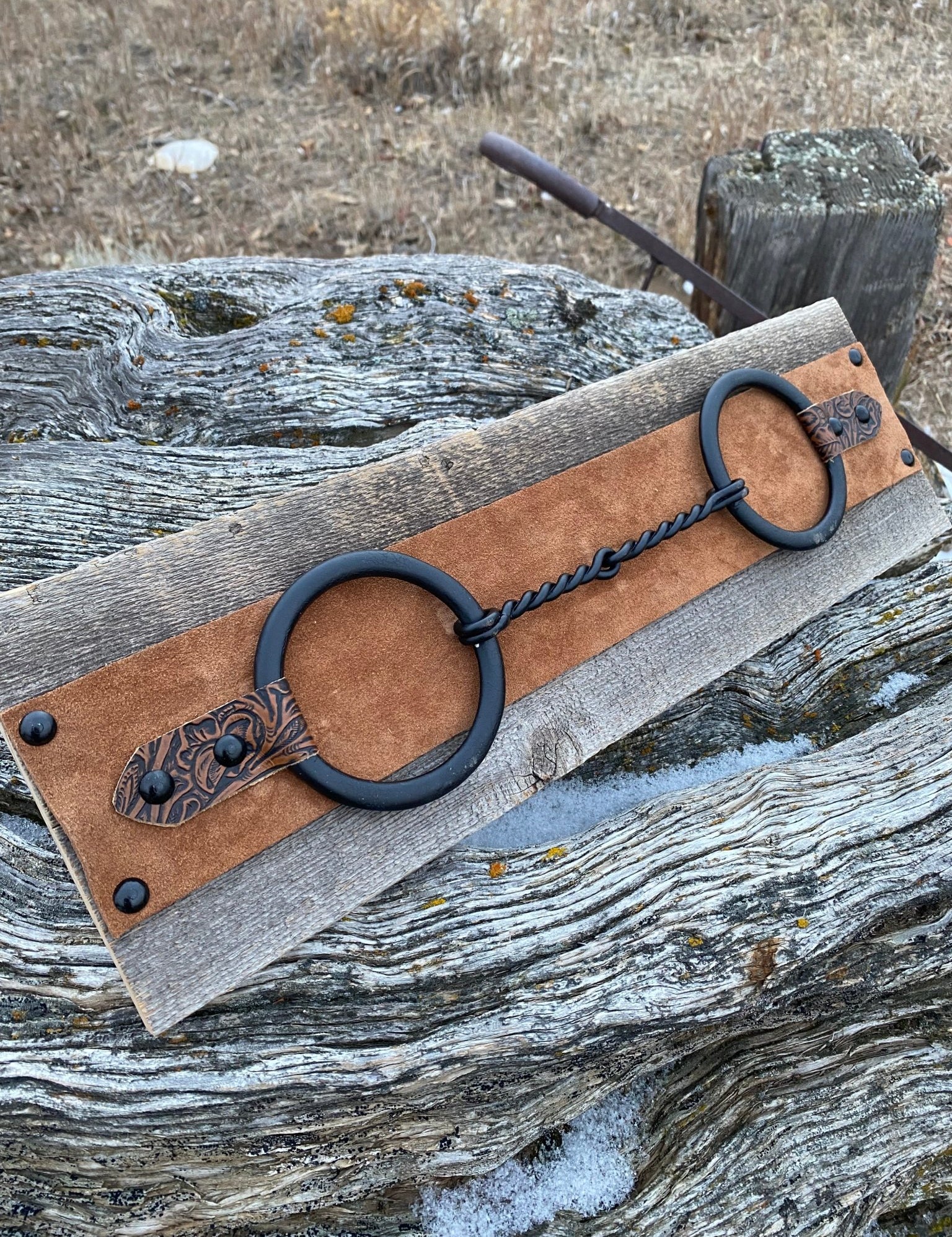 Bit Suede Wall Hanging Decor - LovLeathers