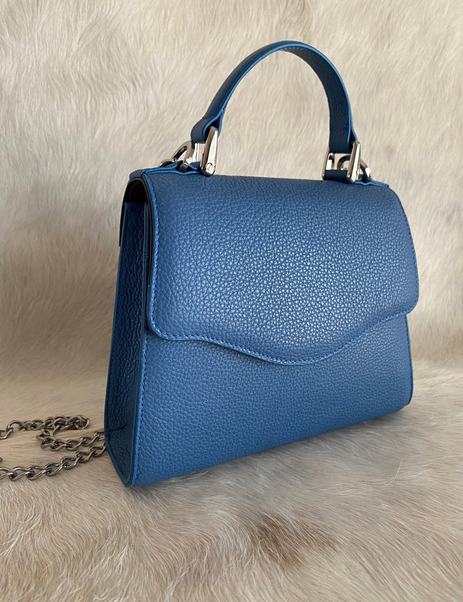 Sky Blue Lady Bag - LovLeathers
