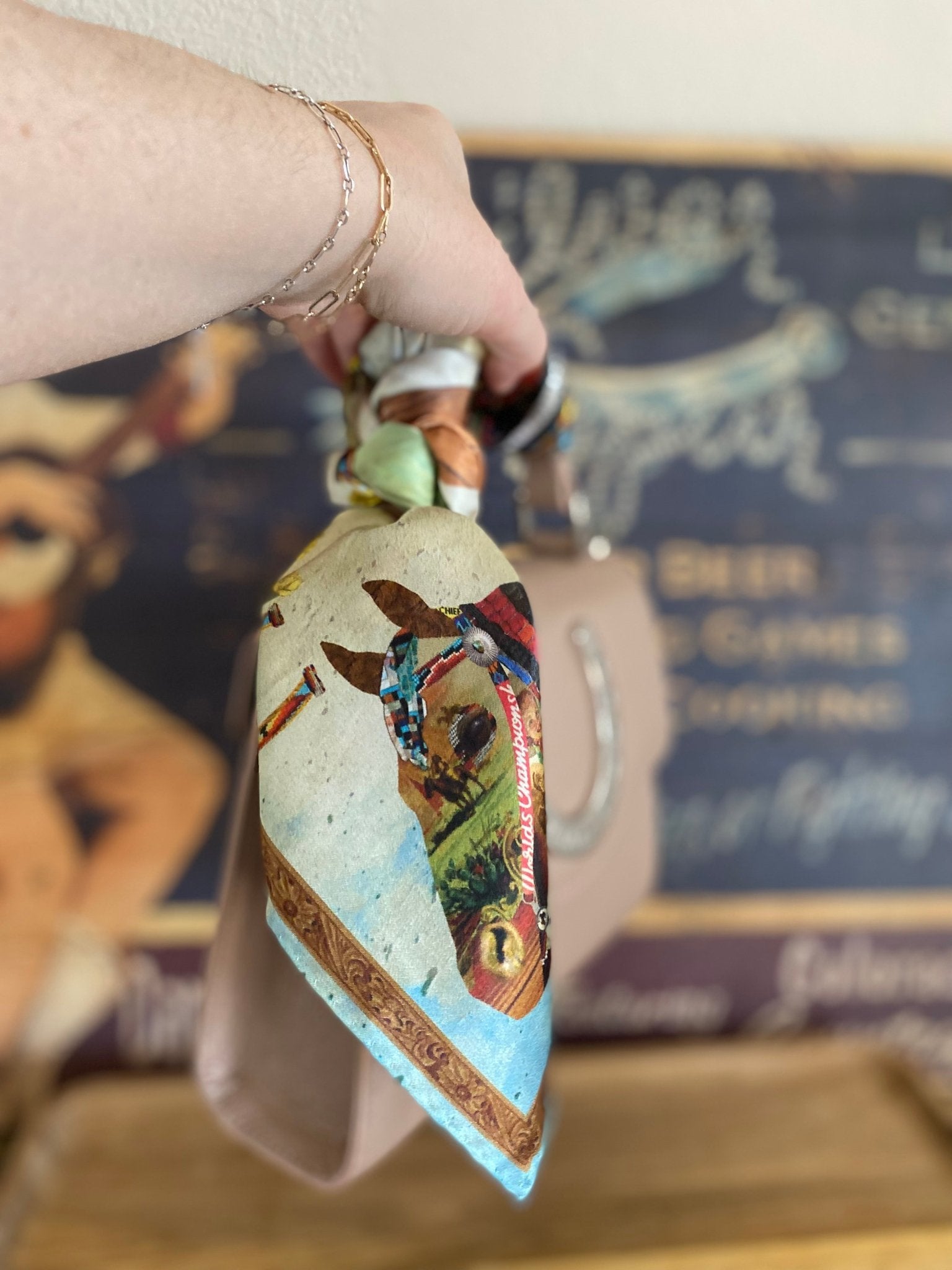 Styled Rosewood Lil Lady Luck Bag - LovLeathers