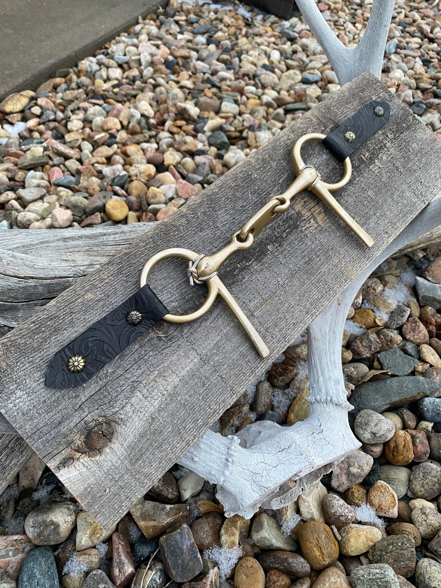 Gold Bits Wall Decor - LovLeathers